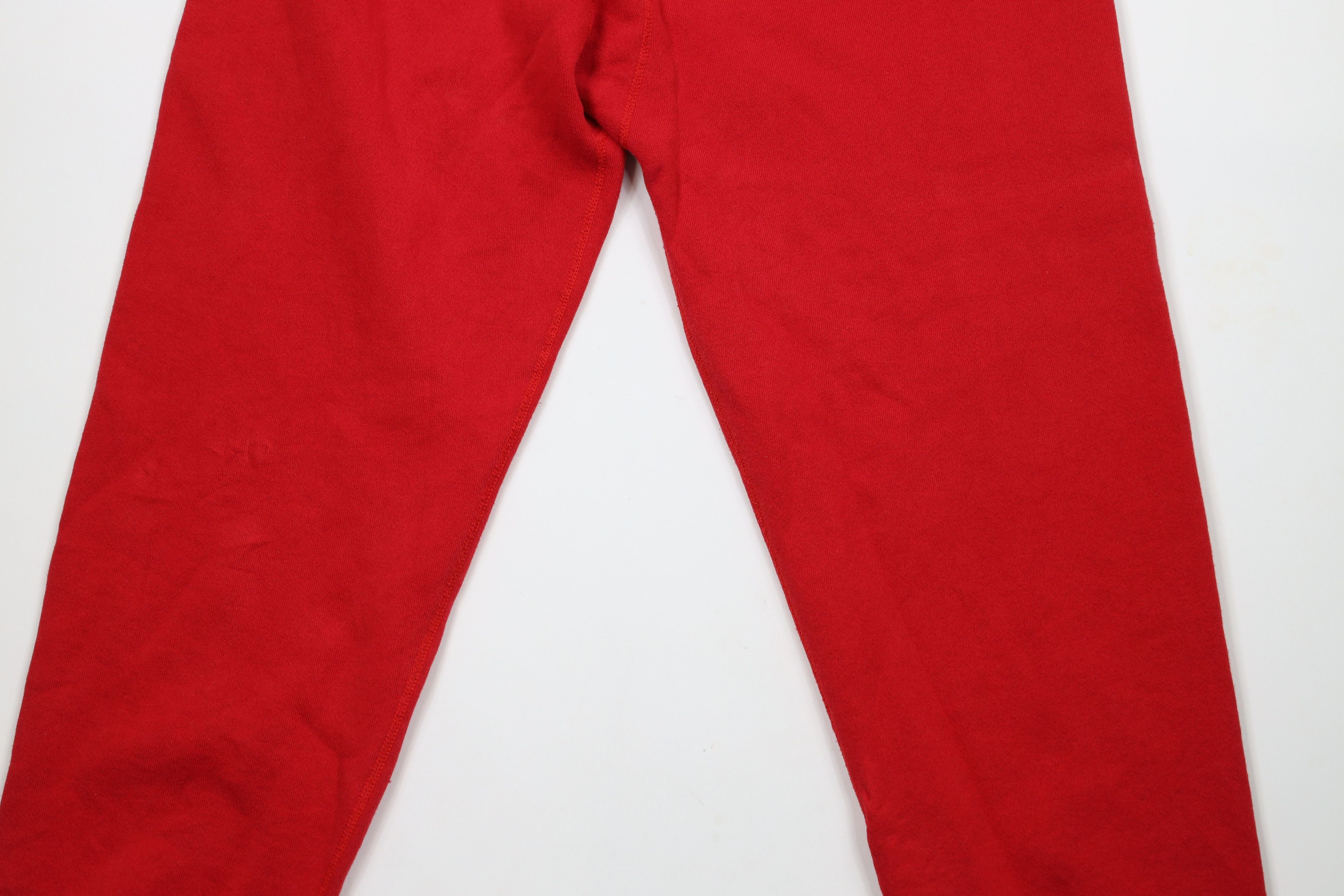 Vintage Vintage 80s 90s Streetwear Heavy Sweatpants Joggers Red USA Size US 38 / EU 54 - 12 Thumbnail
