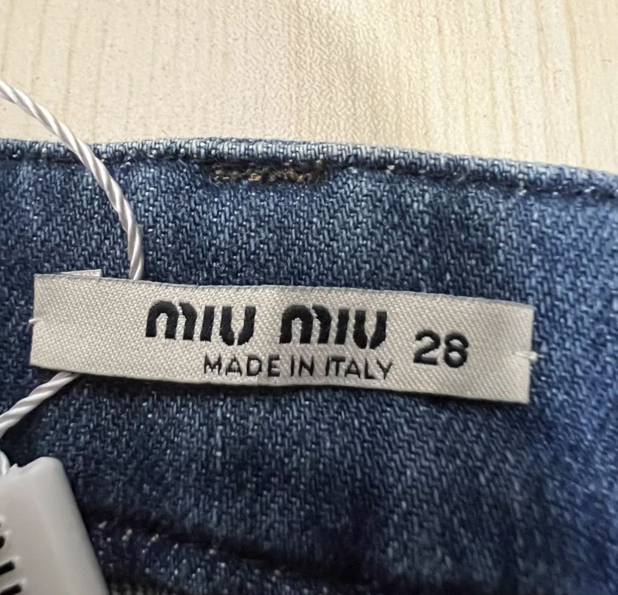 Miu Miu Miu Miu Blue Jeans J41 Size 28" / US 6 / IT 42 - 3 Thumbnail