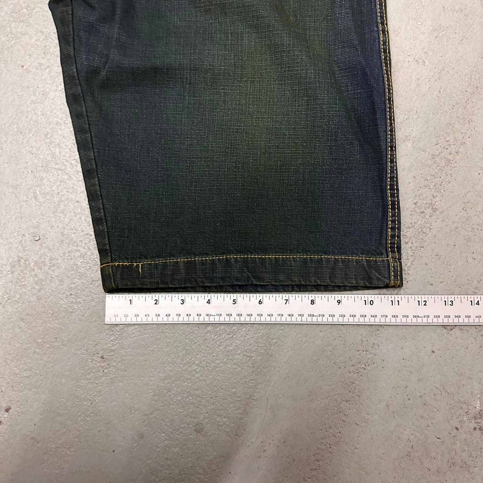 Vintage Vintage Baggy Y2k Urban Wide Leg Denim Shorts Blue Men Sz 30 Size US 30 / EU 46 - 8 Thumbnail