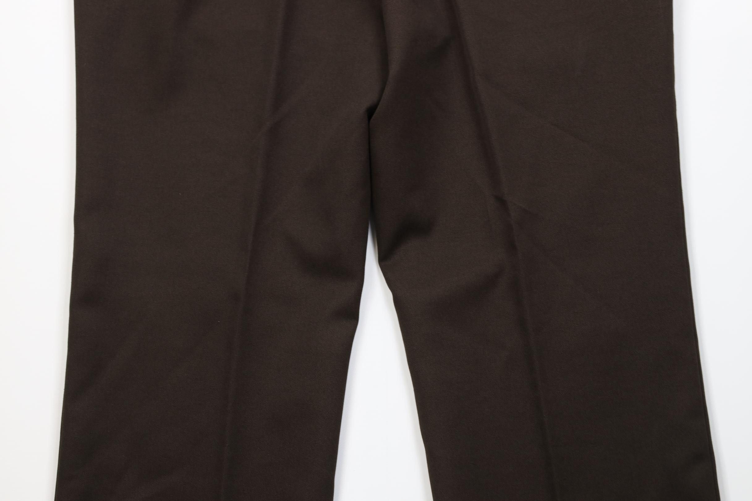 Vintage Vintage 70s Streetwear Wide Leg Chino Pants Brown USA Size US 38 / EU 54 - 12 Thumbnail