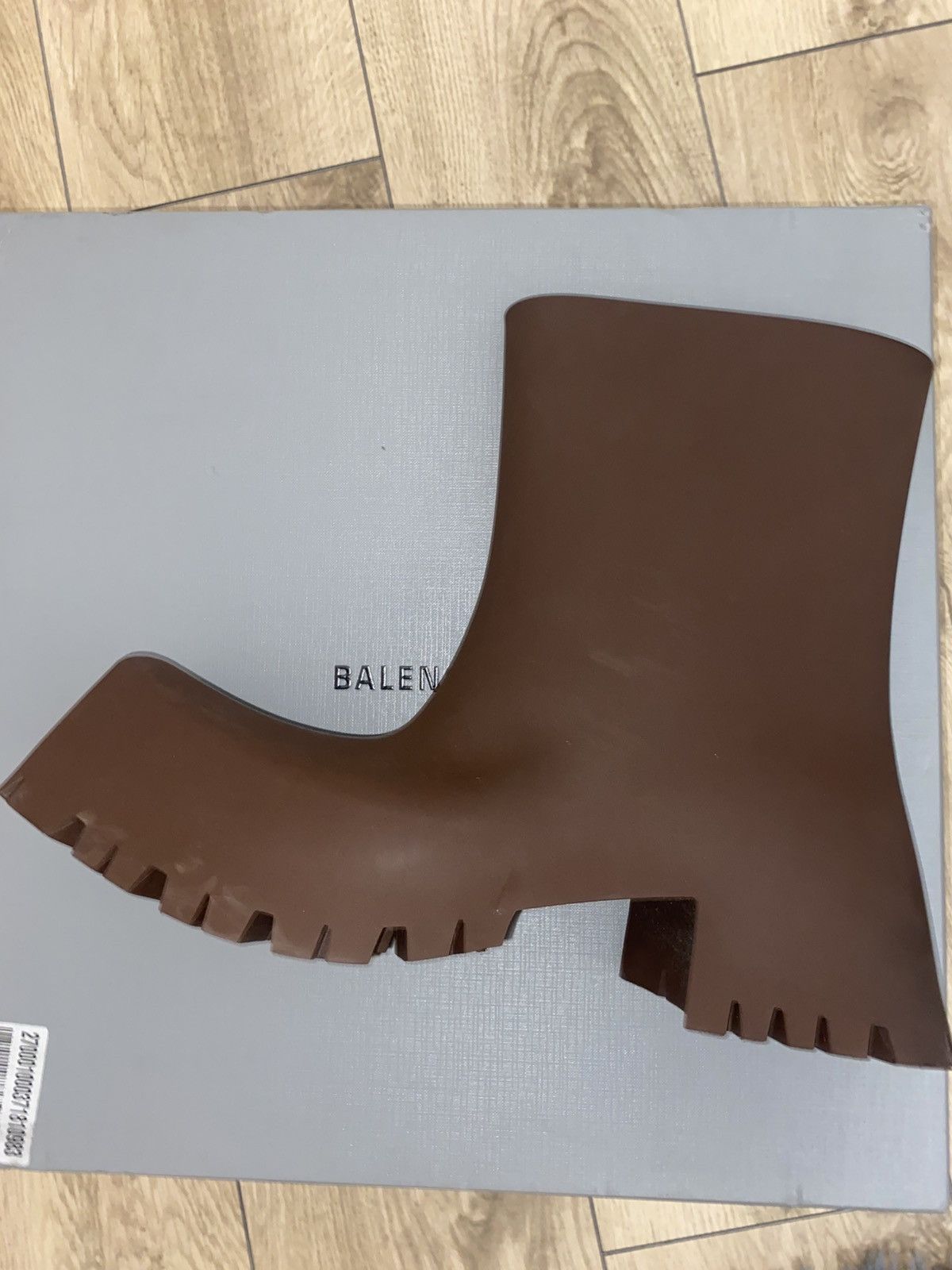 Balenciaga balenciaga trooper rubber boots brown Size US 9.5 / EU 42-43 - 4 Thumbnail