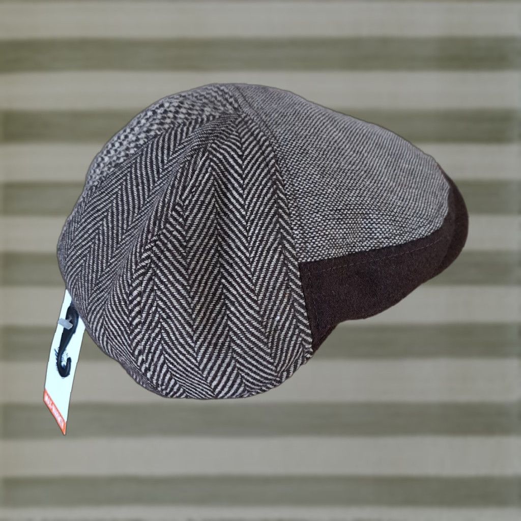 Dockers Dockers Hat M Brown Houndstooth Ear Flap Newsboy-Cabbie Cap Mens NWT Patchwork Casual Baseball Cap Size ONE SIZE - 1 Thumbnail