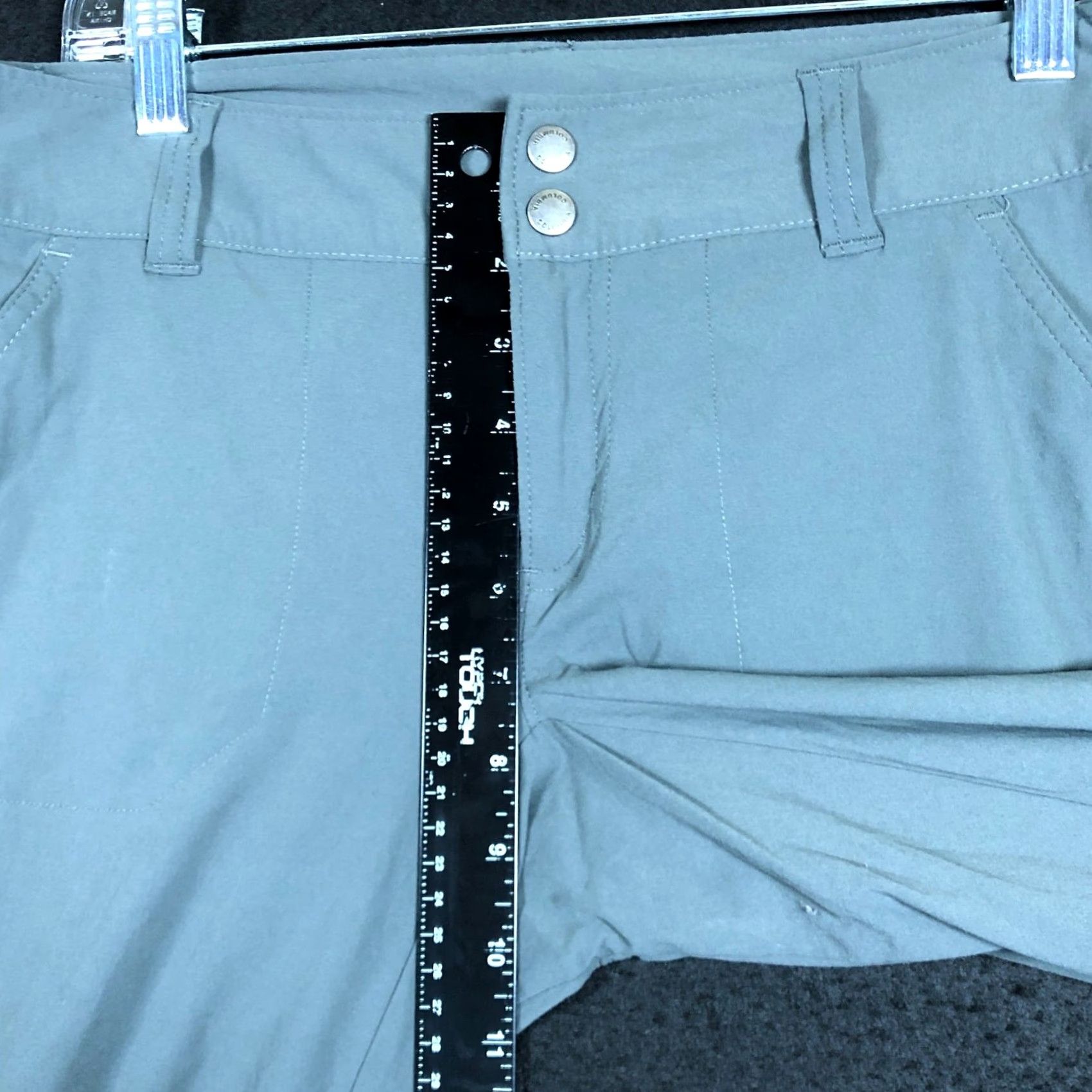 Vintage Columbia Women Pants Dark Gray Omni-Shade Advanced Repellency Straight Stretch 6 Size 28" / US 6 / IT 42 - 7 Thumbnail