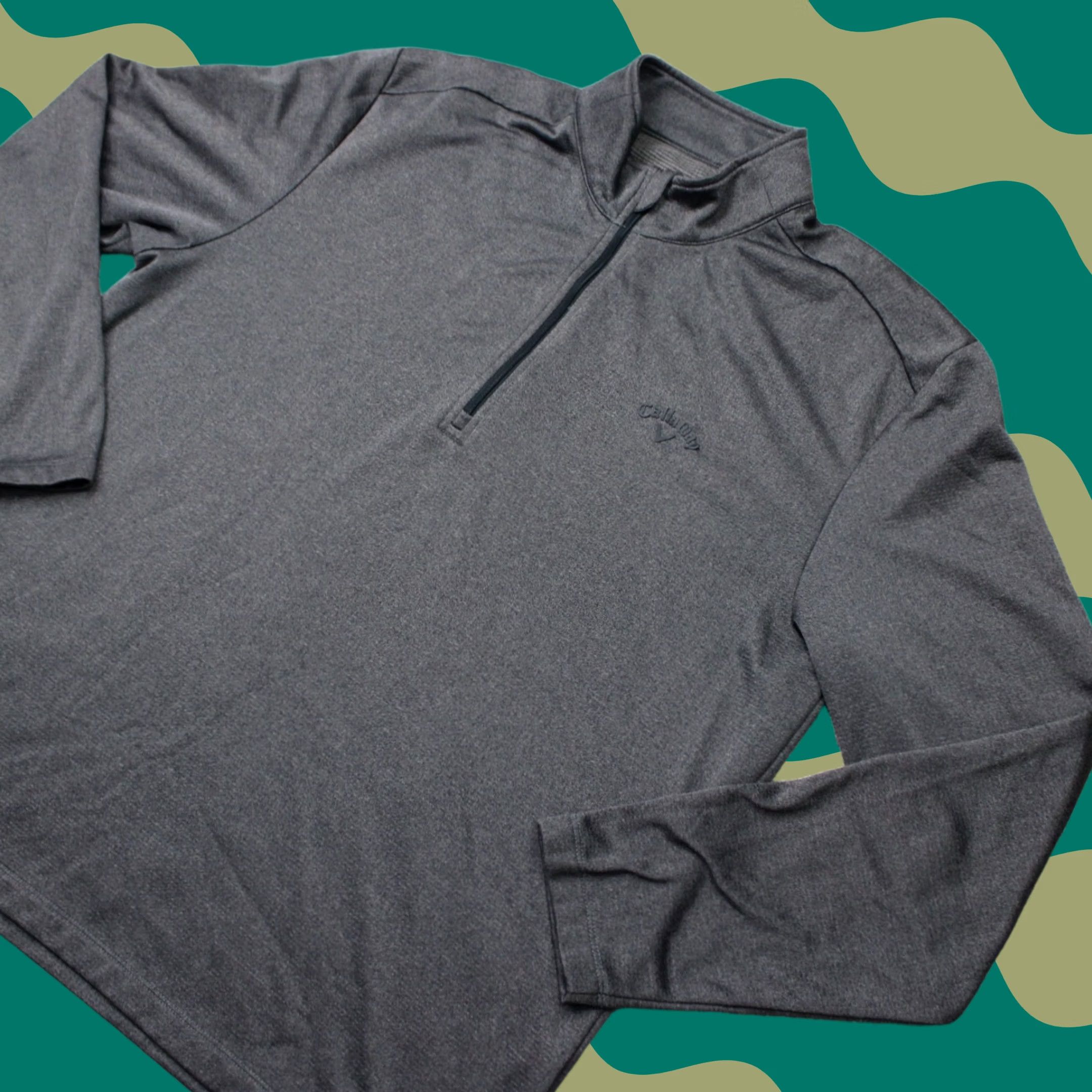 Callaway Callaway Sweatshirt Men XL Gray 1/4 Zip Pullover Long Sleeve Fleece Golf Weather Series Vintage: No Size US XL / EU 56 / 4 - 1 Thumbnail