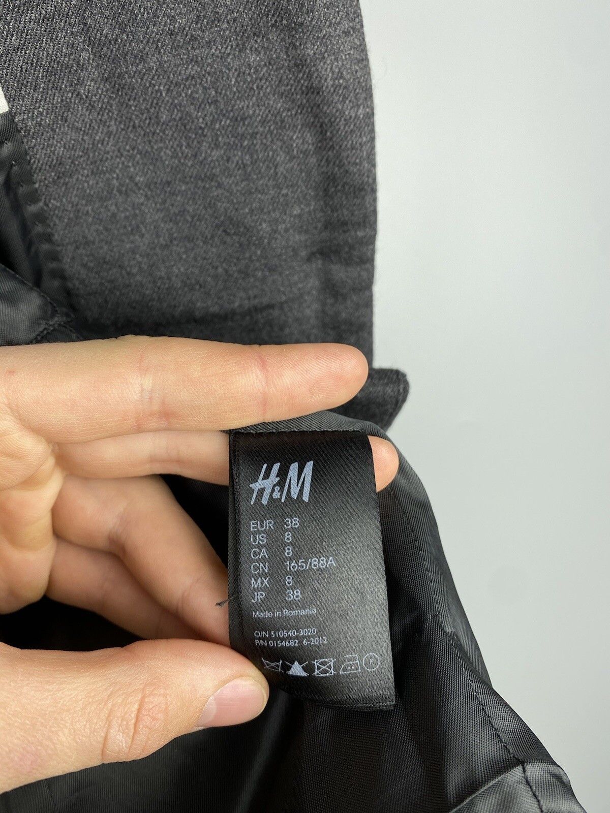 H&M × Maison Margiela Maison Margiela H&M Womens Wool Avant Garde Blazer Jacket Size S / US 4 / IT 40 - 14 Thumbnail