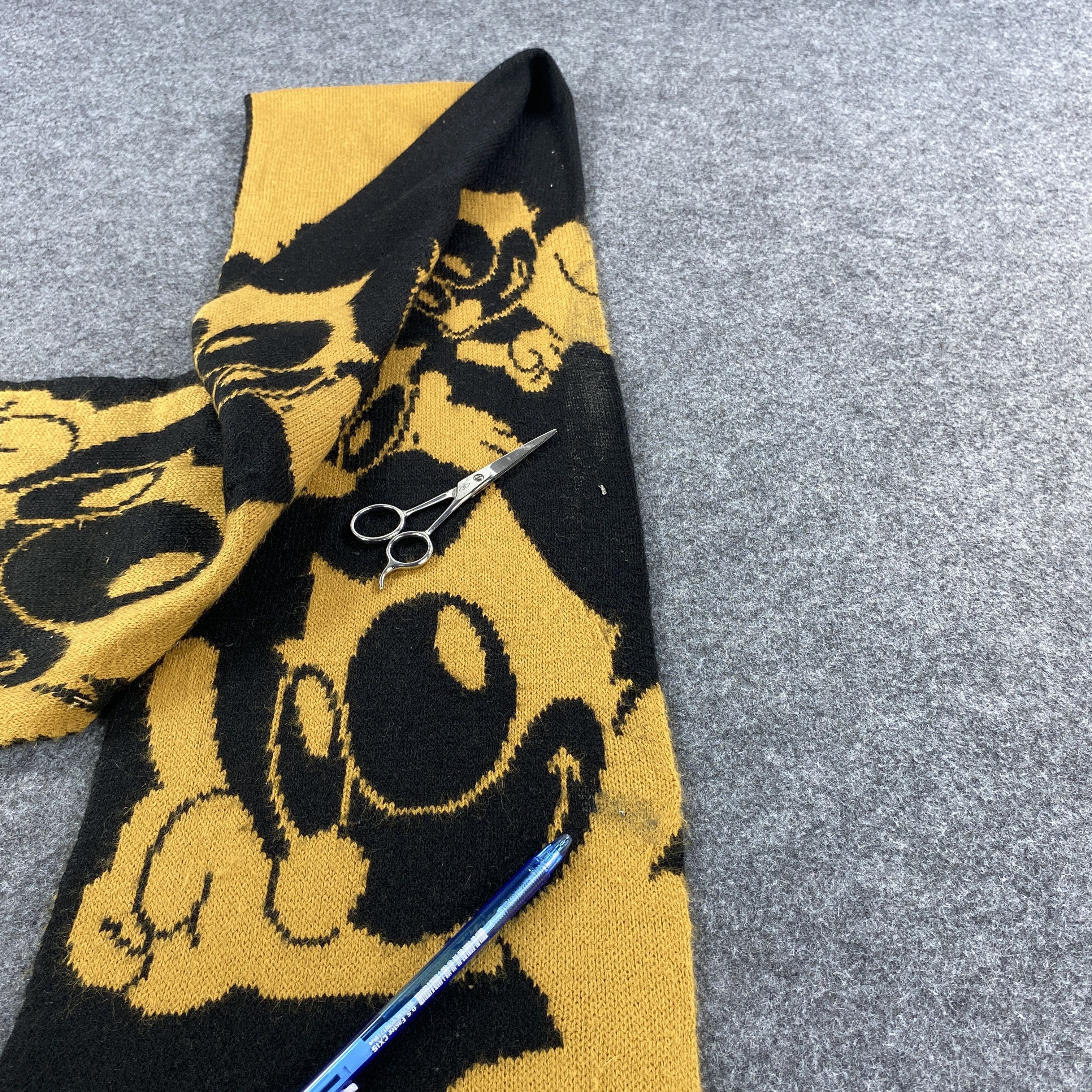 Vintage GF10631 Felix The Cat Scarf Neck Wear Muffler Nova Check Size ONE SIZE - 5 Thumbnail