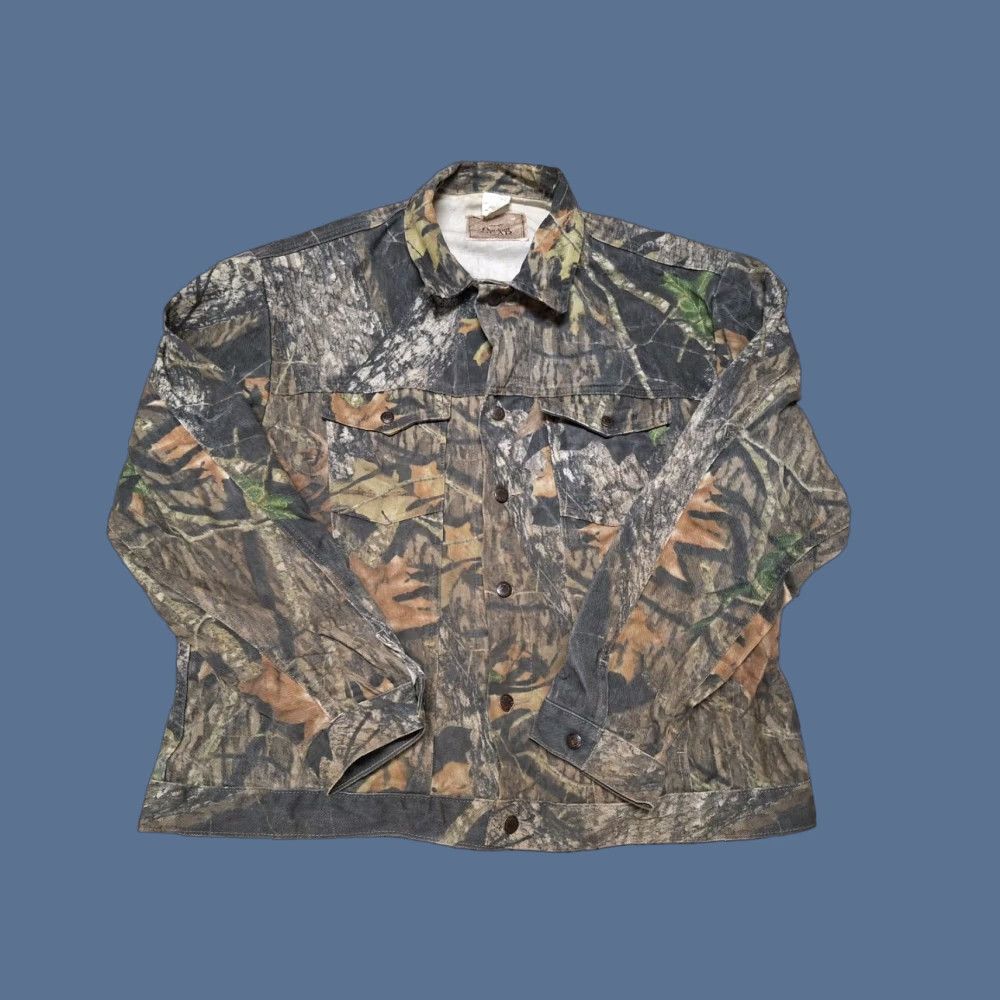 Wrangler VINTAGE Wrangler Hero Outdoor Gear Denim Jacket Hunting Realtree Camo XXL Jacket Men Camouflage Outdoor Gear Trucker Counterparts? Size US XXL / EU 58 / 5 - 1 Thumbnail