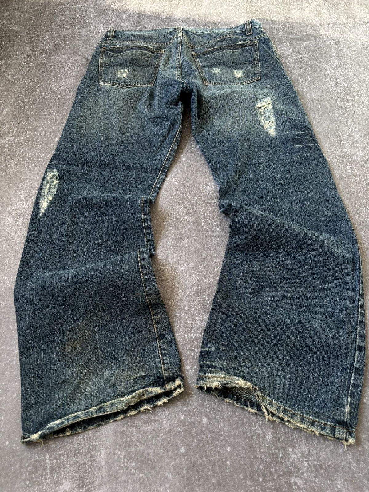 Pre-owned Hysteric Glamour X If Six Was Nine Y2k Vintage Fade Style Jeans If Six Was Nine Style Lgb In Blue