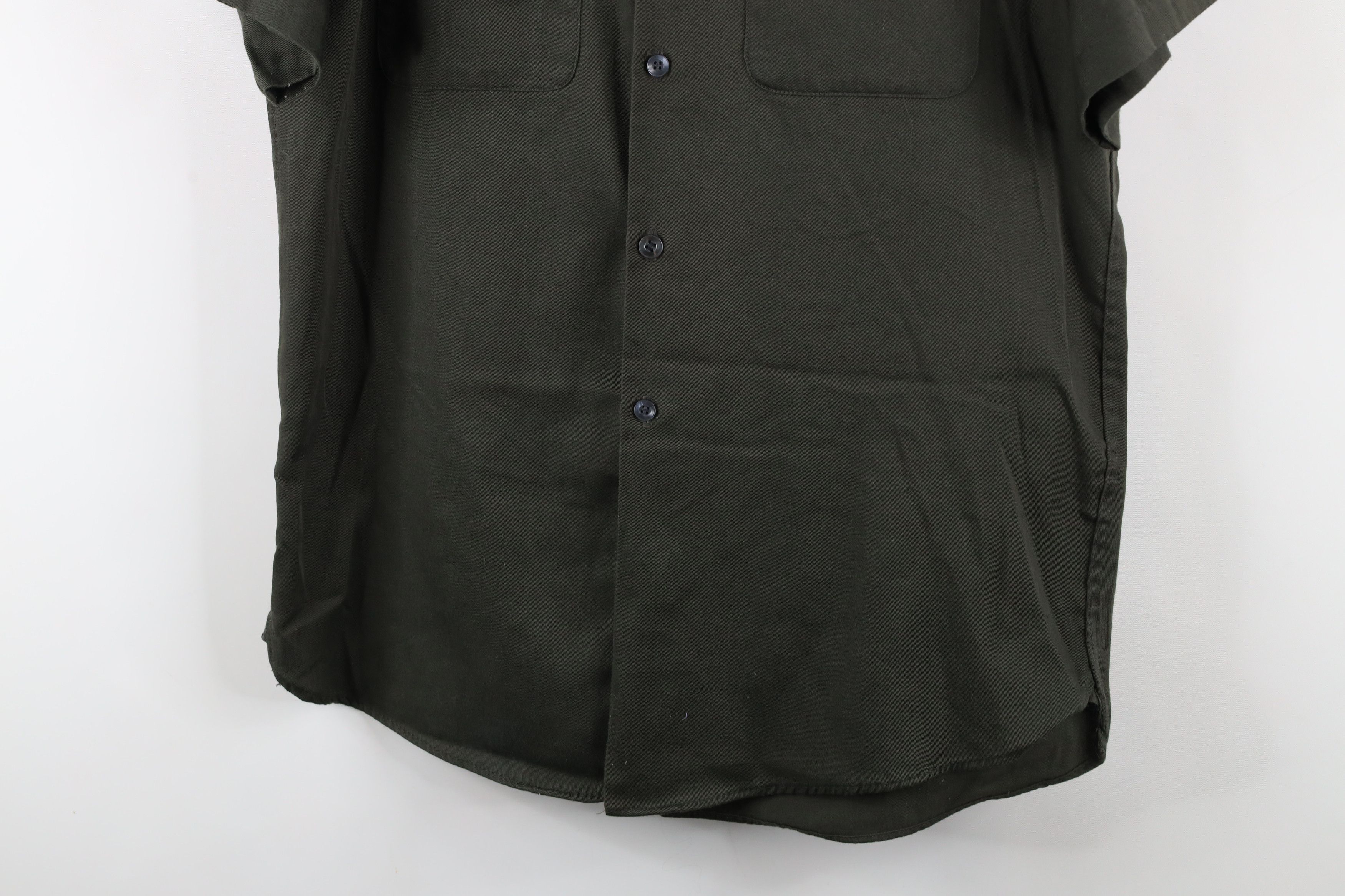 Vintage Vintage 60s 70s Union Made Mechanic Button Shirt Green USA Size US S / EU 44-46 / 1 - 3 Thumbnail