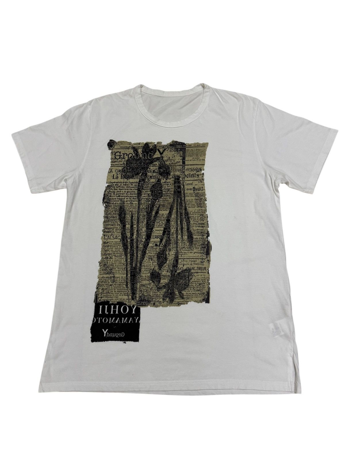 Ground Y Ground Y Yohji Yamamoto Tshirt Size US L / EU 52-54 / 3 - 4 Thumbnail