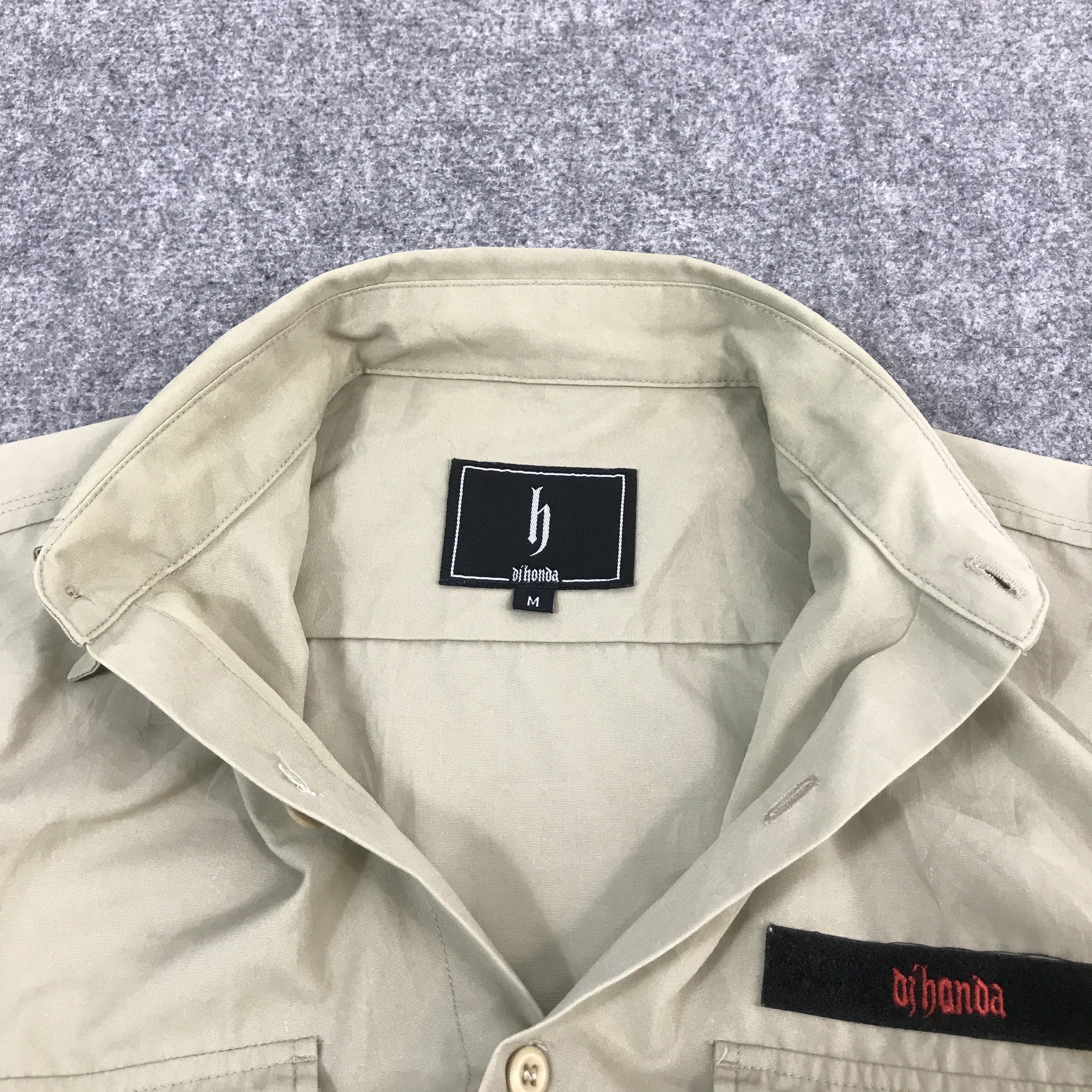 Japanese Brand DJ HONDA KHAKI WORKSHIRT BUTTON UP SHIRTS Size US M / EU 48-50 / 2 - 7 Thumbnail