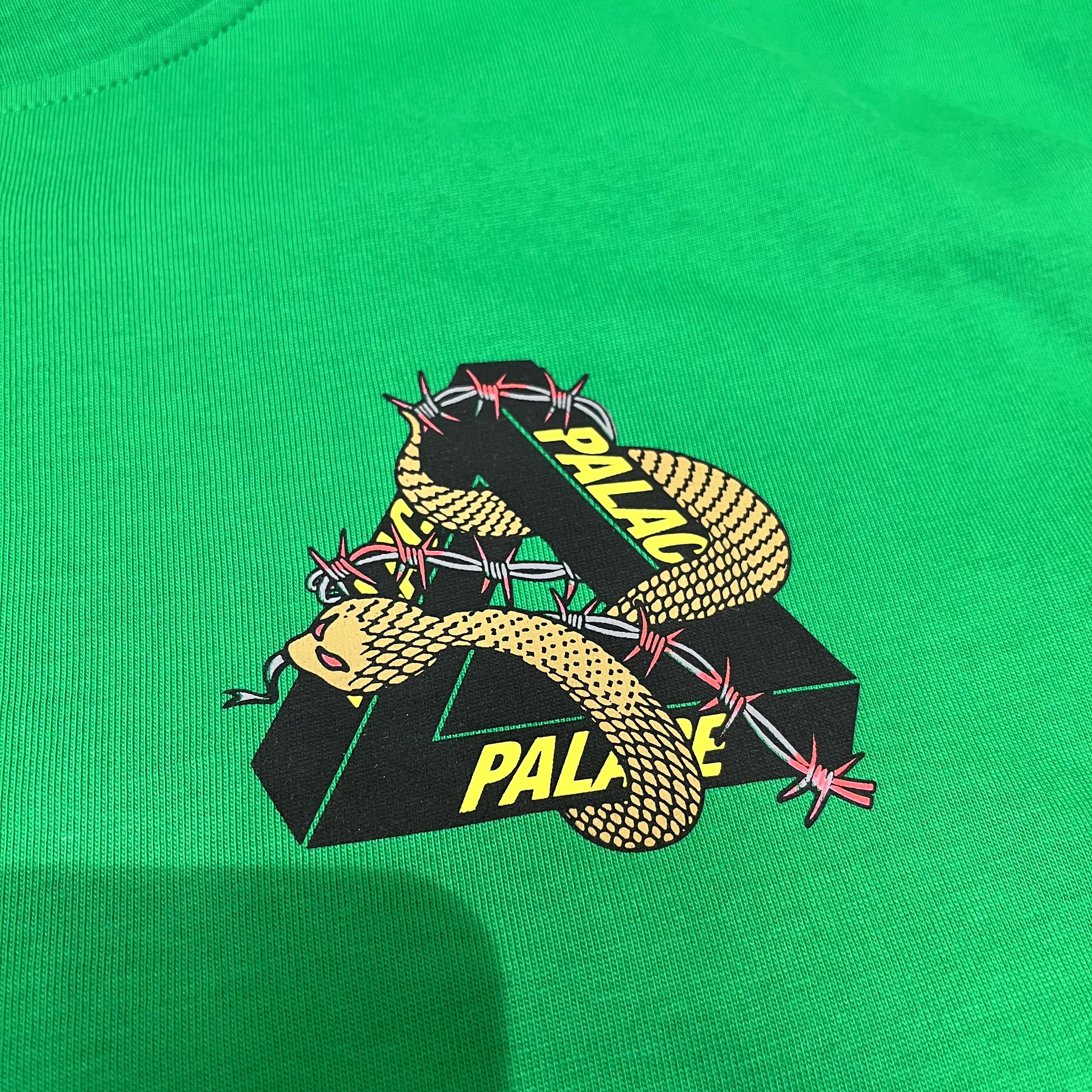 Palace Palace Hesh Mit Fresh T-Shirt Green Size US XL / EU 56 / 4 - 6 Thumbnail
