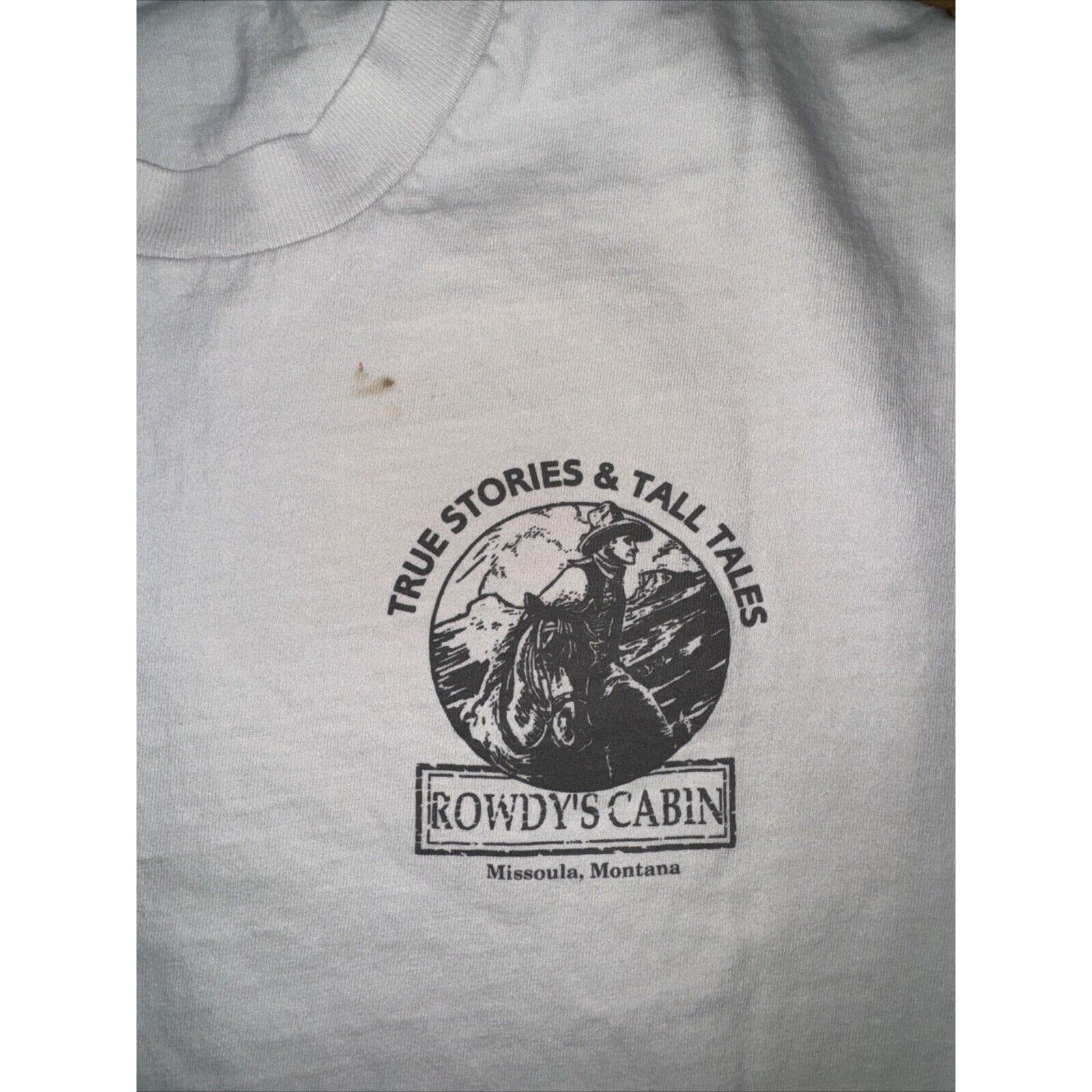 Japanese Brand × Vintage Rowdy’s Pale Ale T-Shirt White Medium 19x27 Size US M / EU 48-50 / 2 - 4 Thumbnail