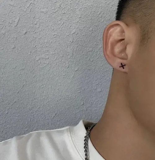Designer × Vintage Retro punk earrings Size ONE SIZE - 1 Thumbnail