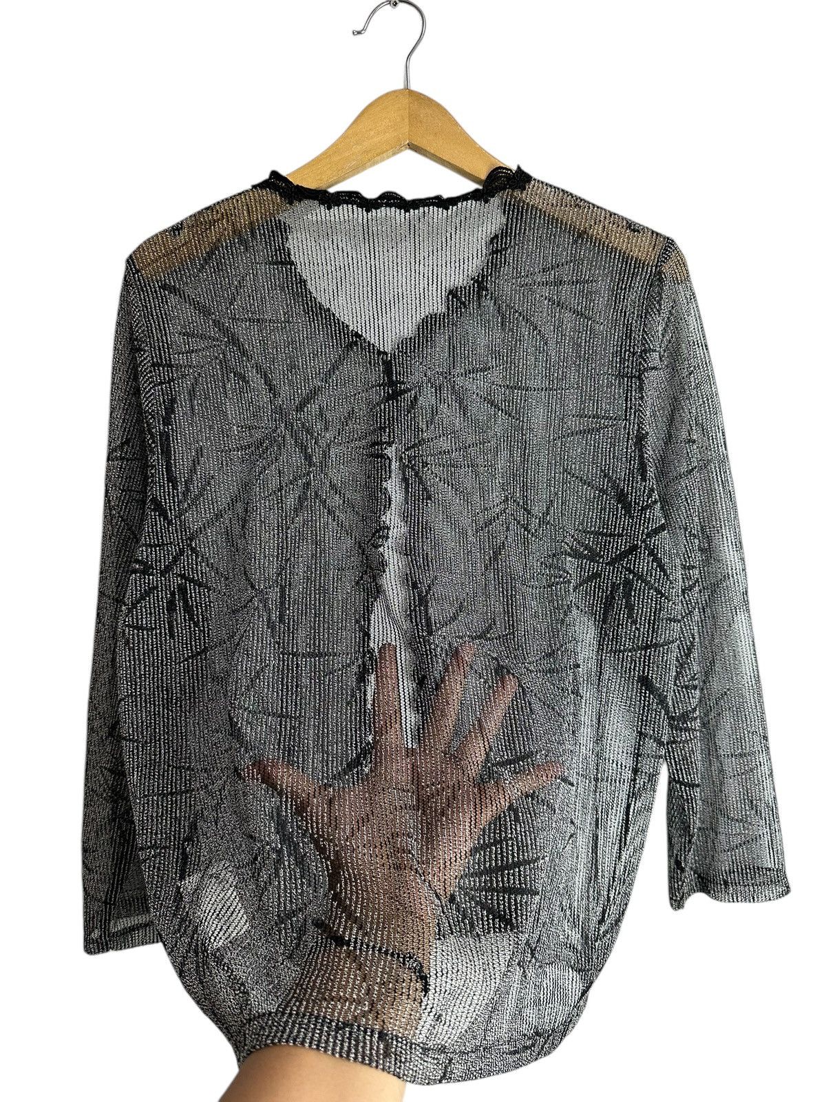 Yohji Yamamoto 2000s UNDEFINED TRANSPARENT Shirt ISSEY YOHJI STYLE Size M / US 6-8 / IT 42-44 - 6 Thumbnail