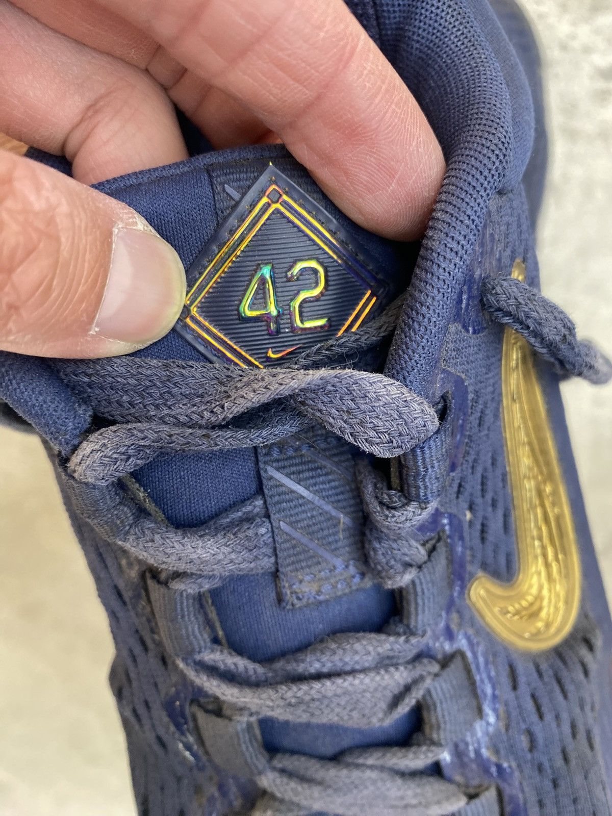 Nike Nike Baseball Alpha Hurache Elite 4 Low Jackie Robinson Day Size US 7 / EU 40 - 5 Thumbnail