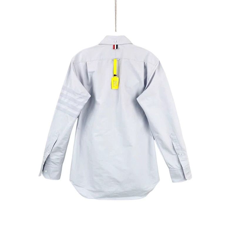 Thom Browne Thom Browne Blue striped armband shirt Size US S / EU 44-46 / 1 - 3 Thumbnail