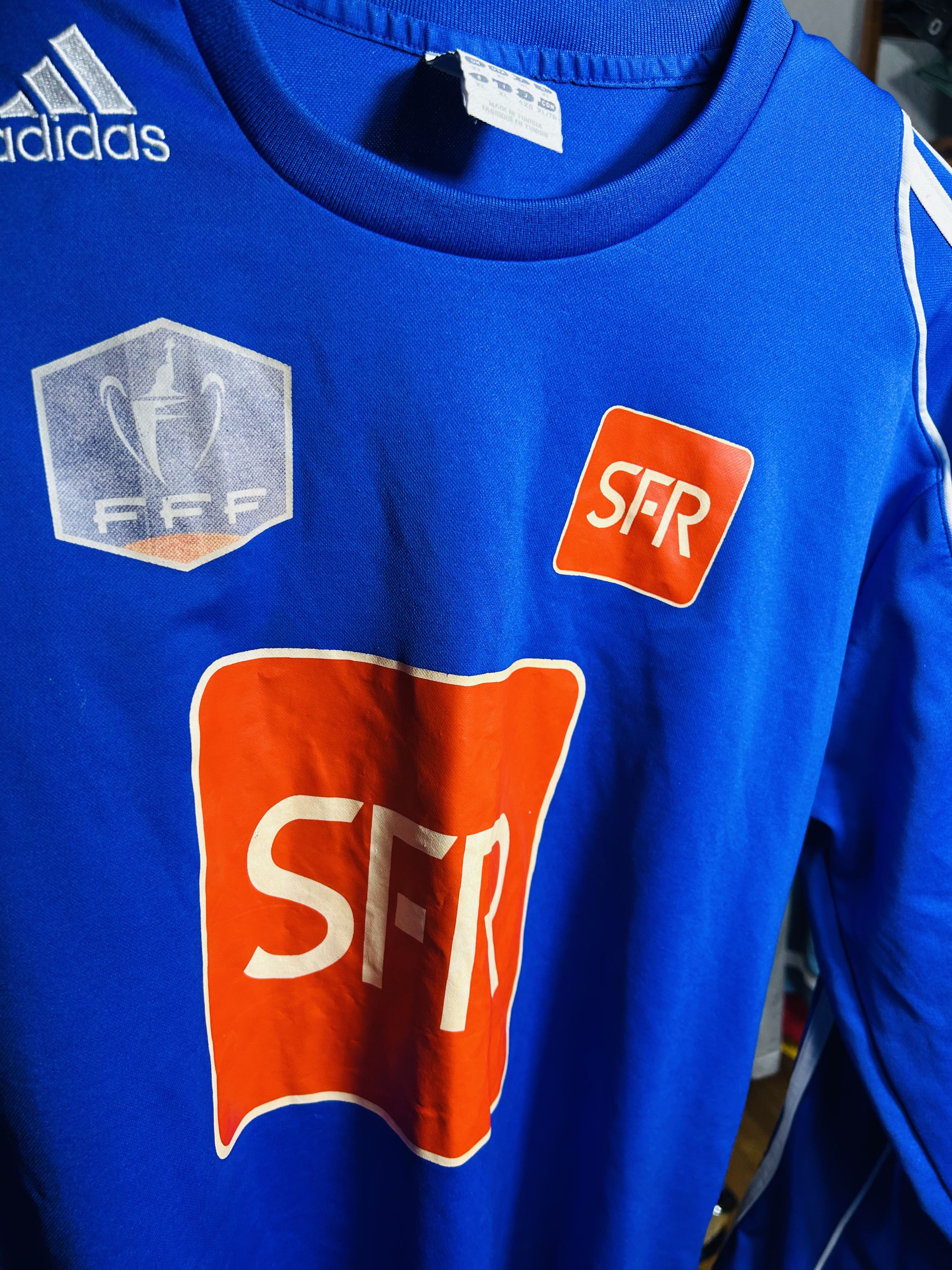 Adidas Coupe De France Match Worn Jersey Size US XL / EU 56 / 4 - 5 Thumbnail