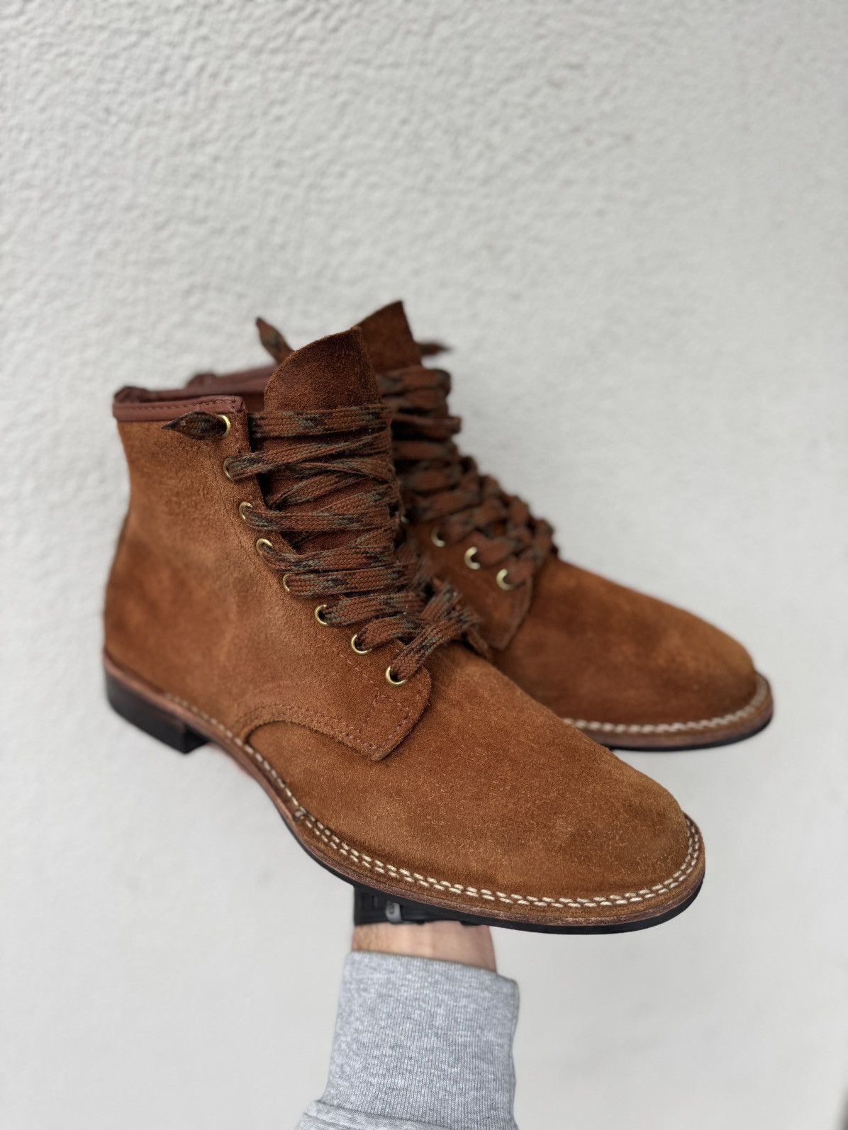 WESCO Wesco X Iron Heart Jonhannes Suede Brown Boots Size 10D Size US 11 / EU 44 - 1 Thumbnail