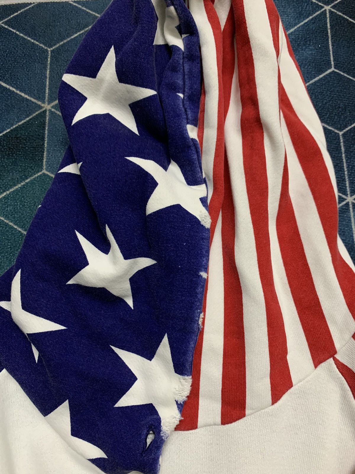 Vintage VINTAGE CAPTAIN SANTA 1985 USA FLAG HOODIE Size US M / EU 48-50 / 2 - 15 Thumbnail