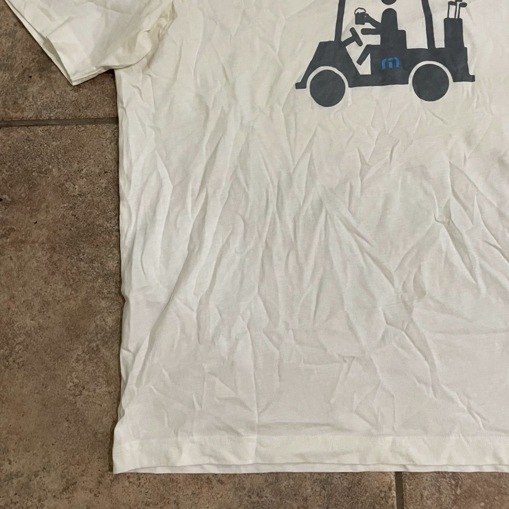 TravisMathew Travis Mathew Golfing graphic Tee Mens L White T-Shirt Shirt Size US L / EU 52-54 / 3 - 3 Thumbnail