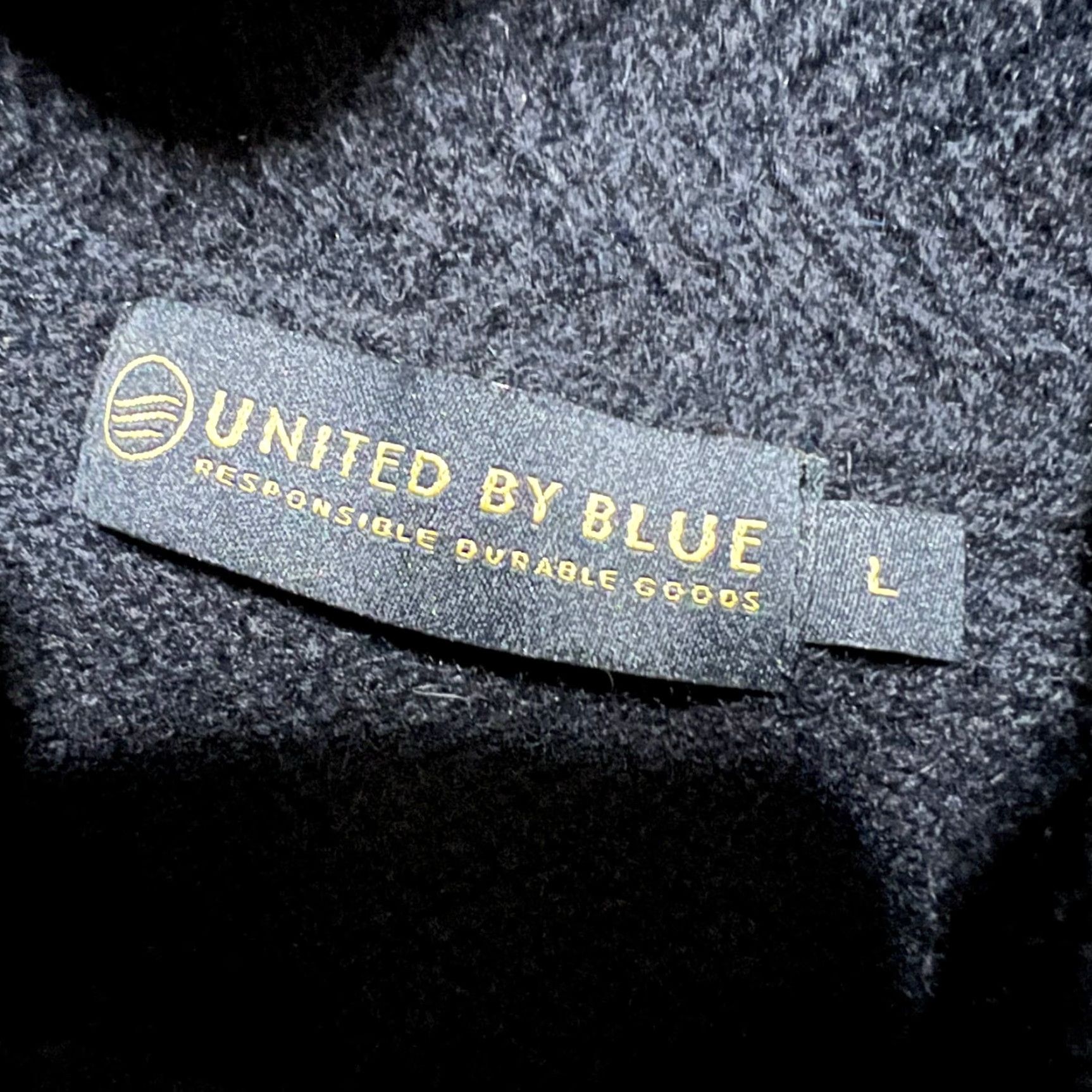 United By Blue United by Blue Sweater Mens Large Shetland Wool Black Mountain Run Shirt Pullover Men L Black Mountain Run Size US L / EU 52-54 / 3 - 5 Thumbnail