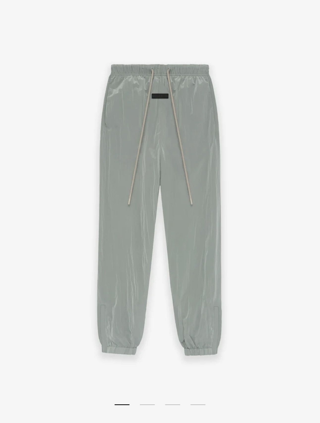 image of Fear Of God Crinkle Nylon Tractpant in Green, Men's (Size 26)