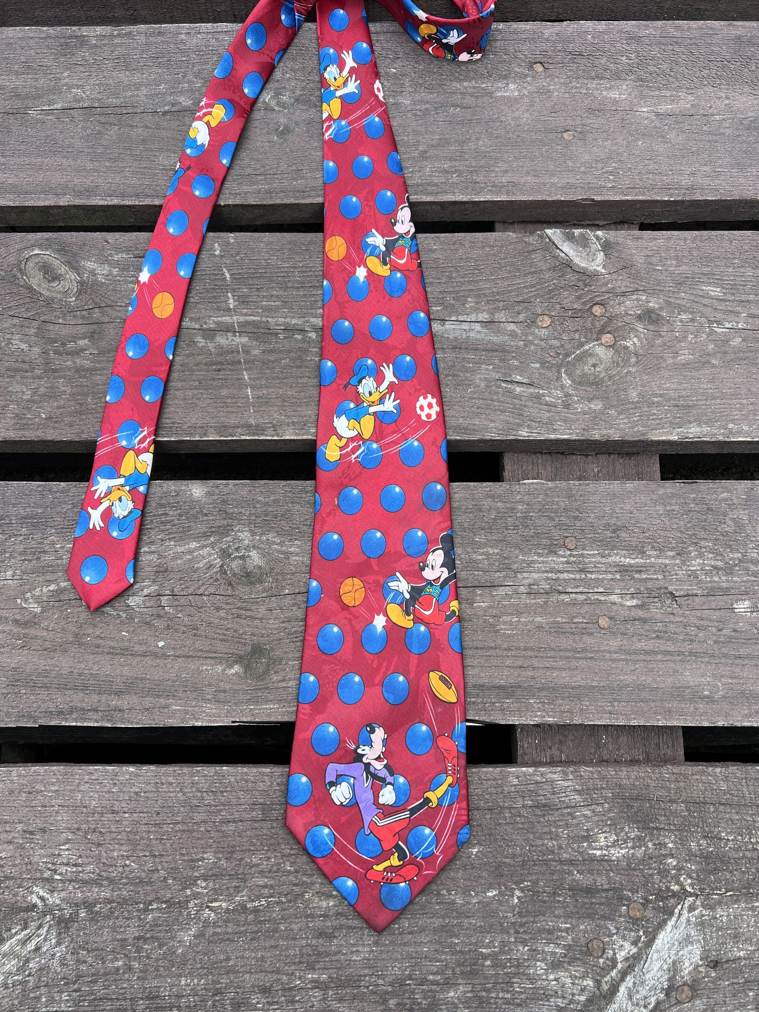 Cartoon Network Vintage 90s Mickey Mouse Disney World Cartoon Movie tie Size ONE SIZE - 1 Thumbnail