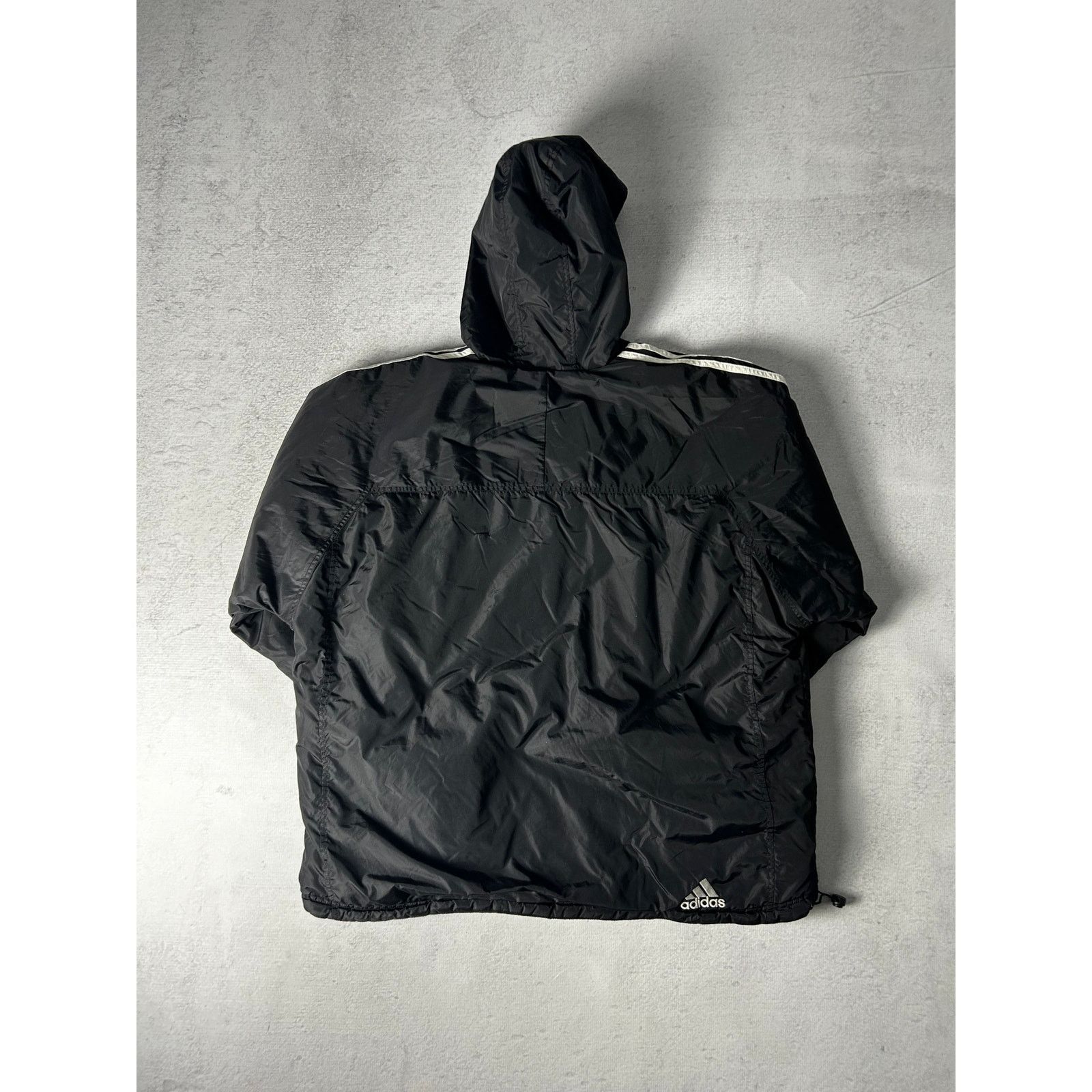 Adidas Vintage Adidas Black Insulated Full Sleeve Jacket - Mens 2XL Size US XXL / EU 58 / 5 - 2 Thumbnail