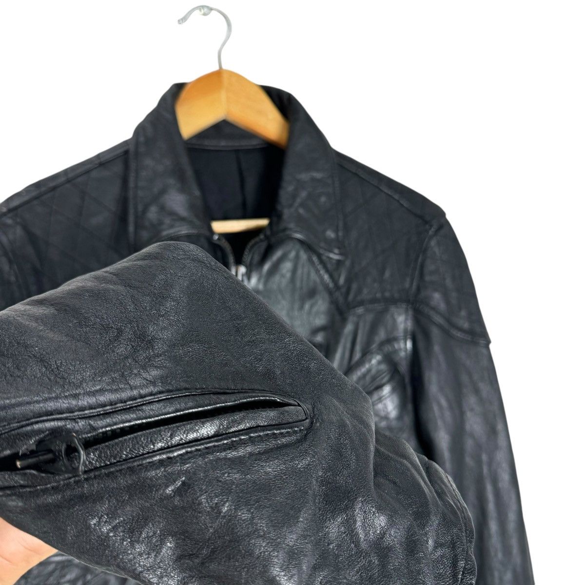 Vintage ☀️I RISH BIKERS LEATHER JACKET Size US M / EU 48-50 / 2 - 8 Thumbnail