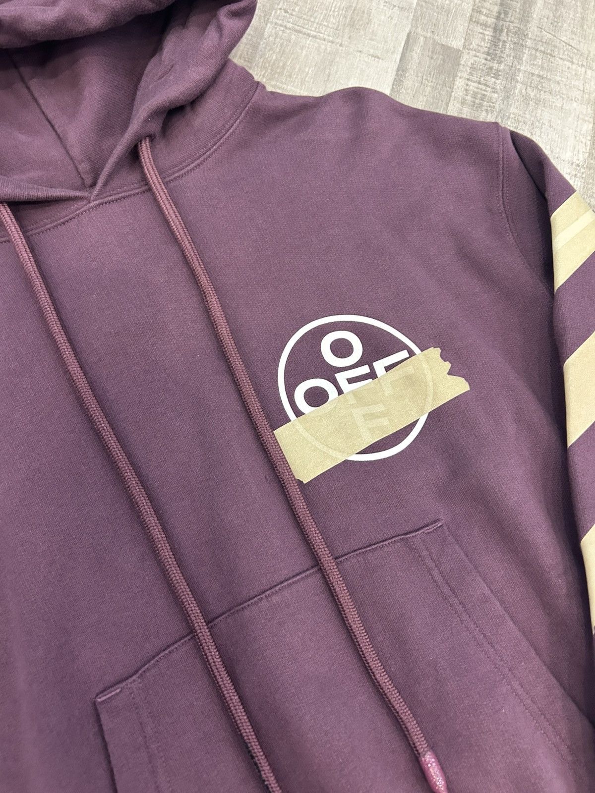 Off-White Off-White Tape Arrows Print Hoodie Size US XXS / EU 40 - 3 Thumbnail