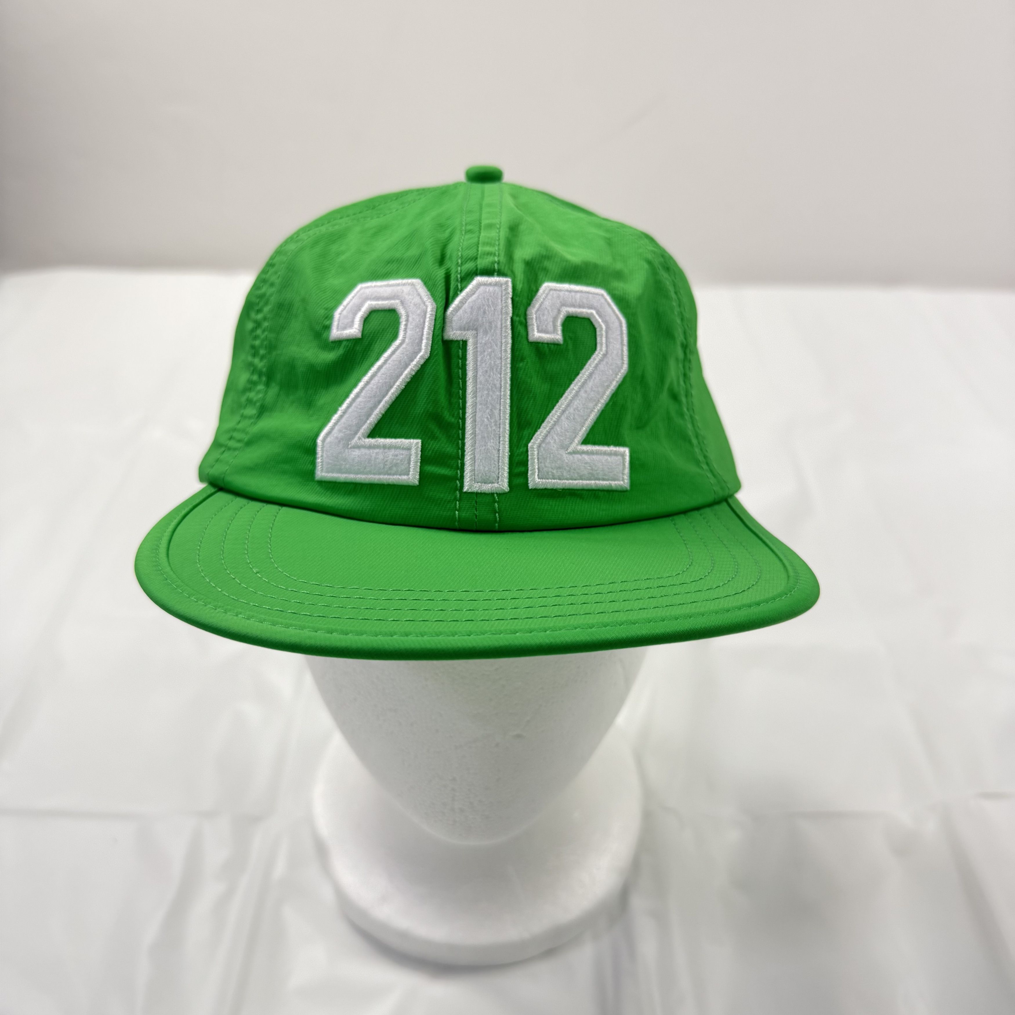 DENIM TEARS Denim Tears Green 212 Zip Code Cap Nylon Adjustable Hat Size ONE SIZE - 1 Thumbnail