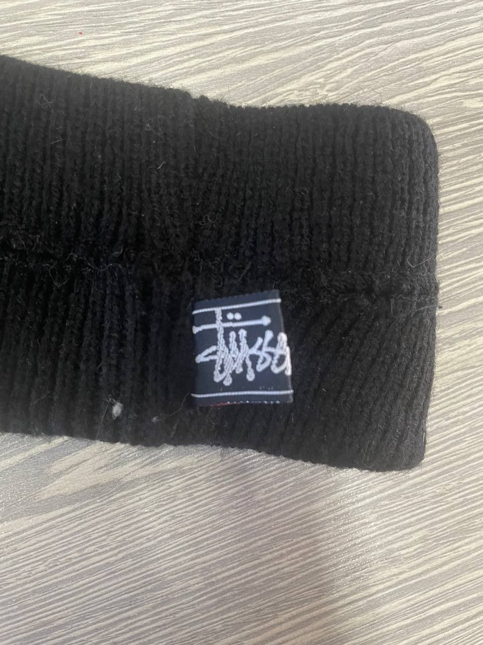 Stussy Vintage Stussy Black Knit Beanie Heatband Hat One Size Size ONE SIZE - 3 Thumbnail