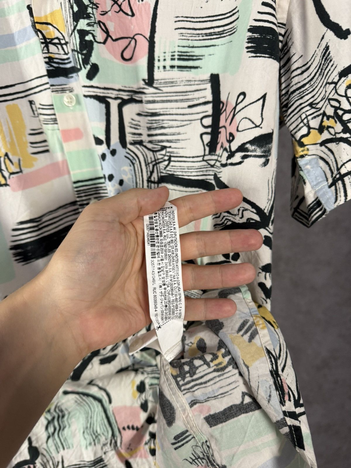 Zara Zara Man designer art crazy hawaiian shirt Size US L / EU 52-54 / 3 - 5 Thumbnail