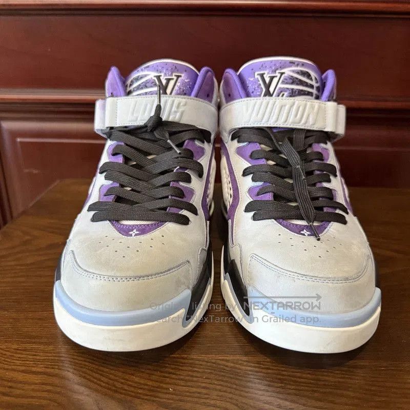 Louis Vuitton Louis Vuitton Trainer 2 Basketball Shoes in Blue . Size US 9.5 / EU 42-43 - 2 Thumbnail