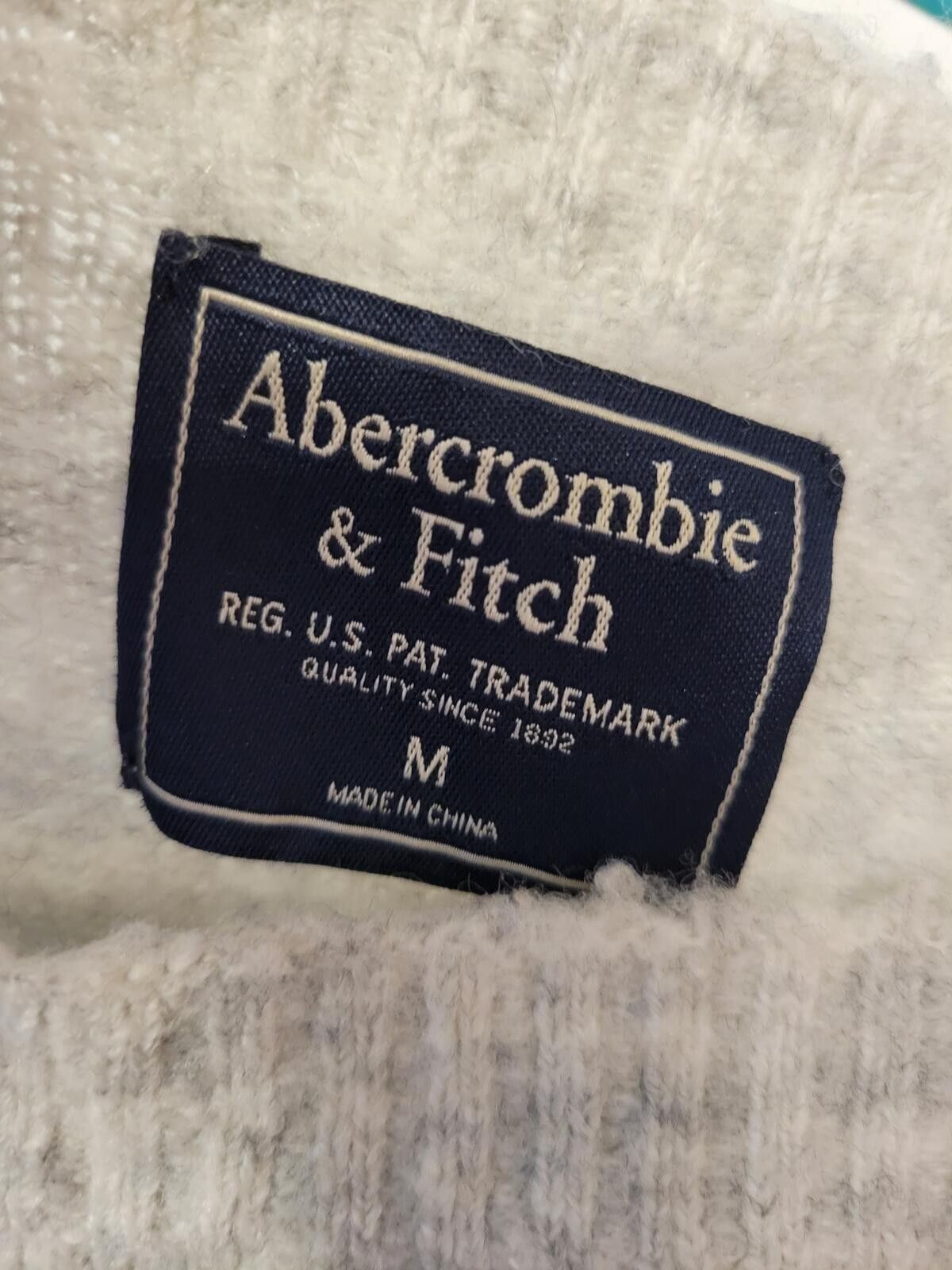 Abercrombie & Fitch Abercrombie & Fitch Light Gray Sweater with Pockets Size M / US 6-8 / IT 42-44 - 4 Thumbnail