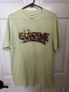 Supreme Paint Logo Tee | Grailed