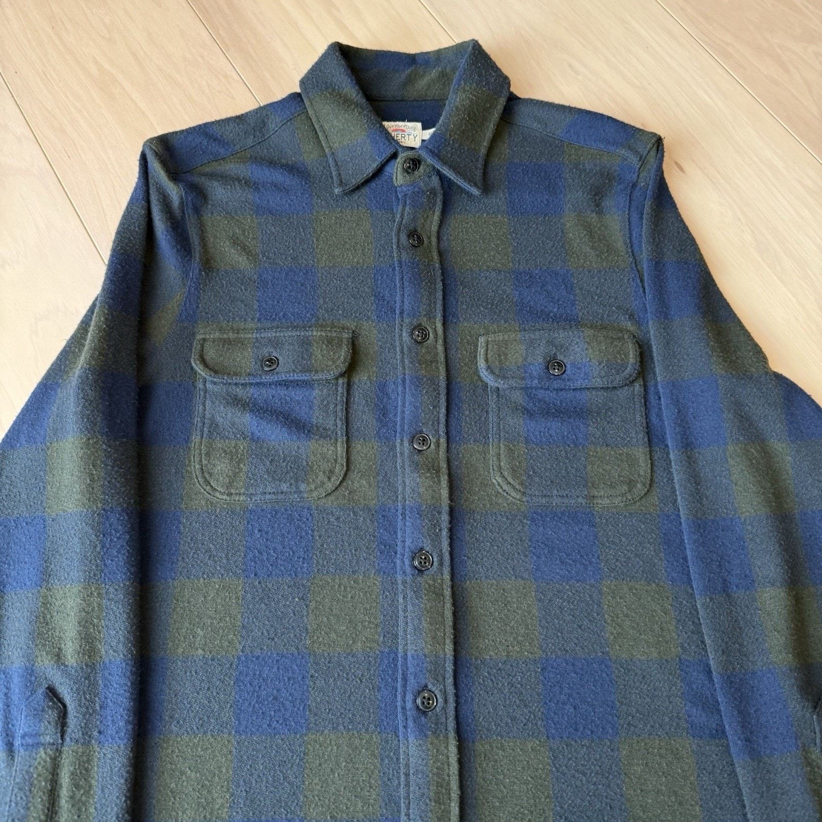 Faherty Faherty Legend Sweater Shirt Medium Green Blue Minimalist Size US M / EU 48-50 / 2 - 3 Thumbnail