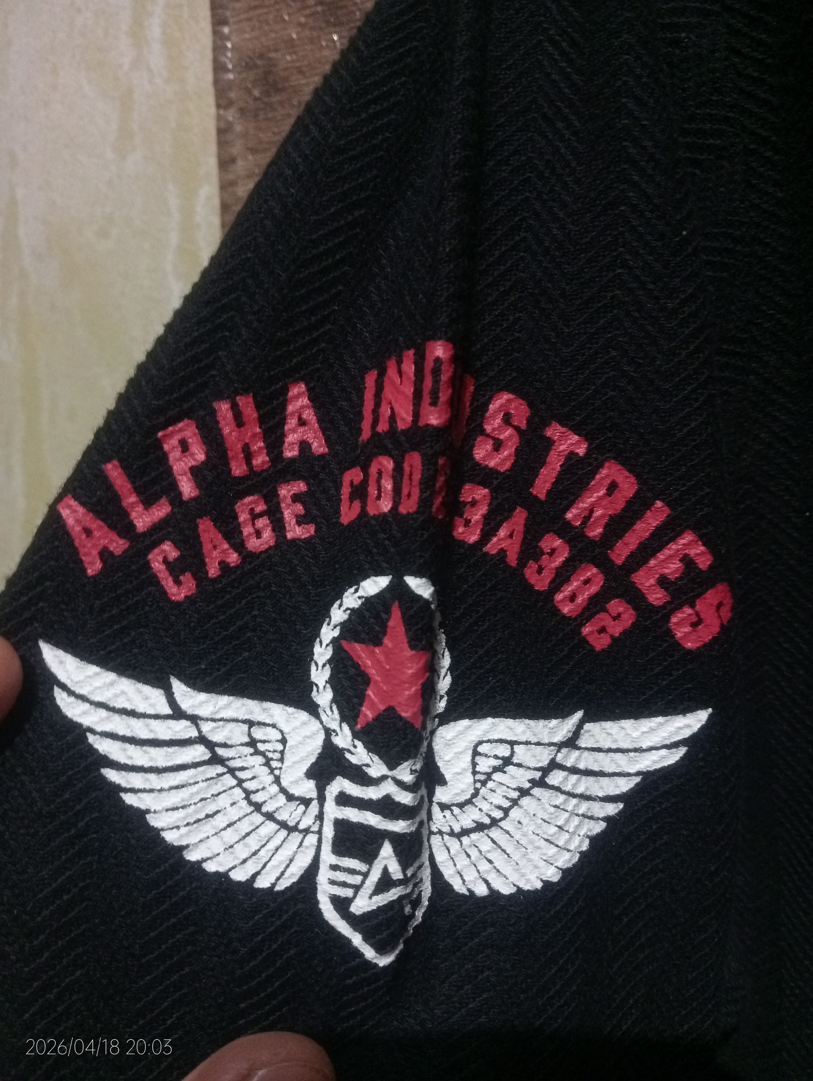 Alpha Industries Vintage Alpha Industries U.S.A.I 7th Div Long Sleeve Tshirt Size US M / EU 48-50 / 2 - 4 Thumbnail