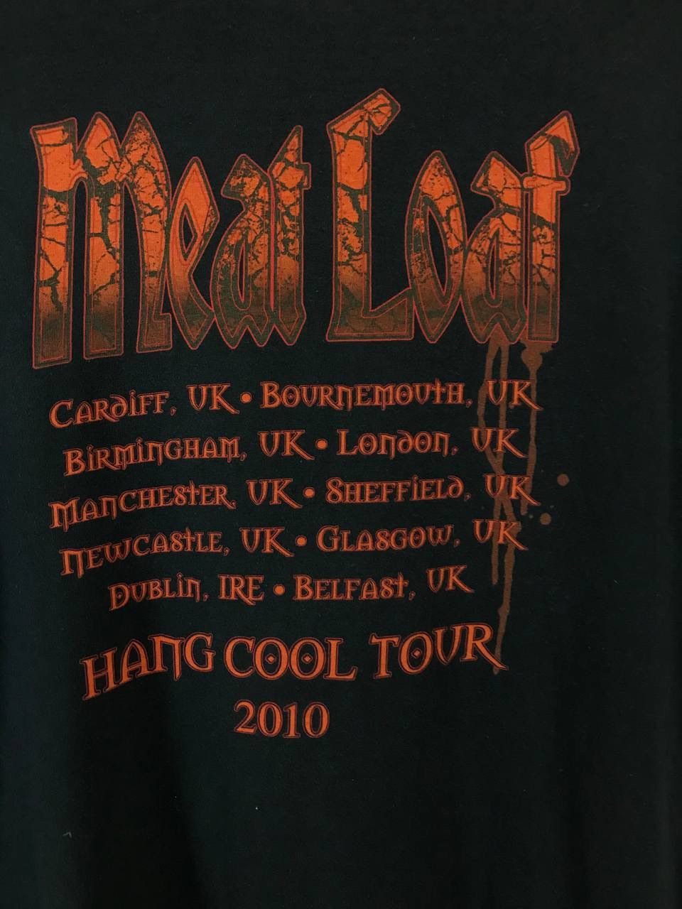 Band Tees Meat Loaf 2010 vintage rock band tour tee Size US XL / EU 56 / 4 - 7 Thumbnail