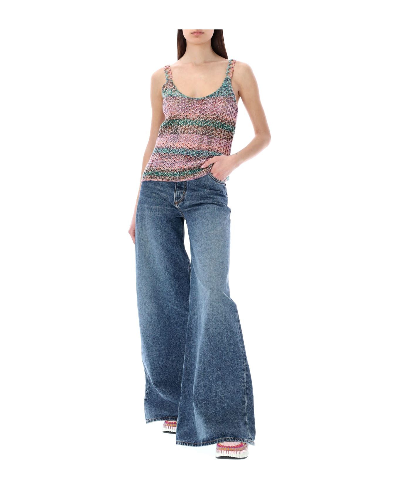 Chloe o1y0825 Denim Pant in Blue Size 30" / US 8 / IT 44 - 6 Thumbnail