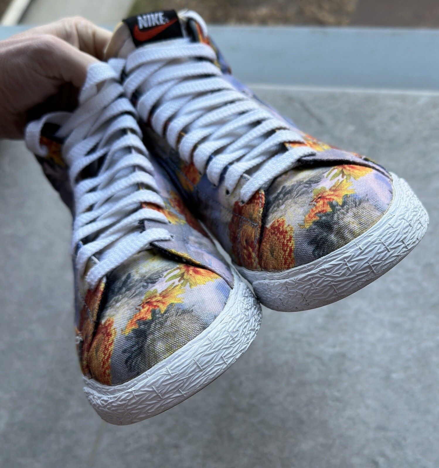 Nike Nike Blazer Mid Floral Pack Rare Chicago Mens US-10 Size US 10 / EU 43 - 11 Thumbnail