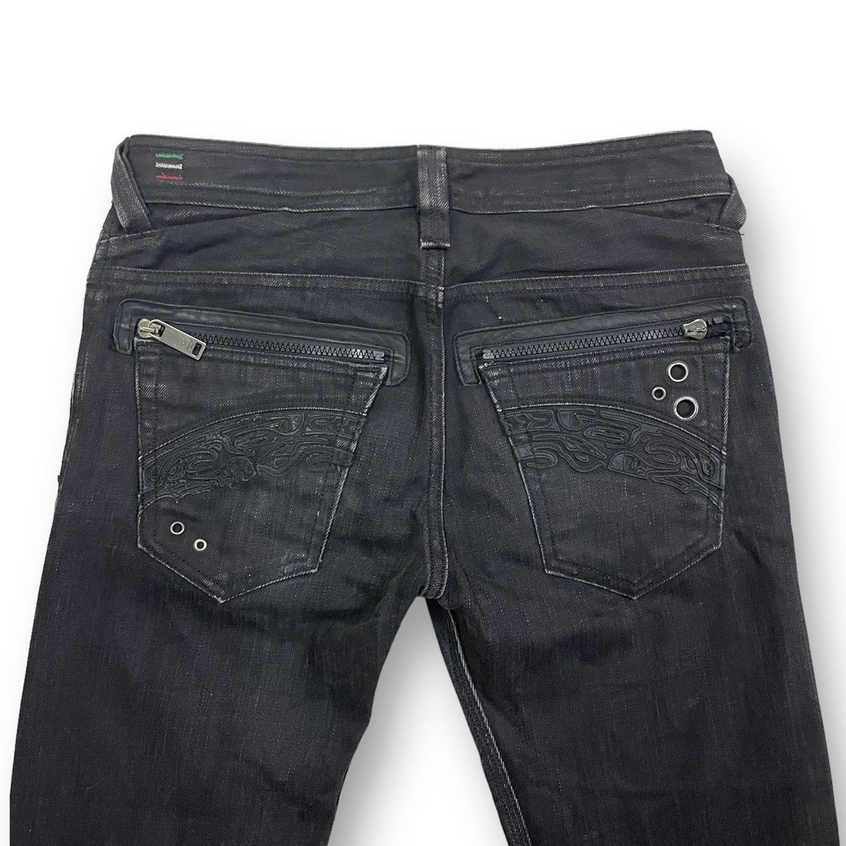 If Six Was Nine Rare Diesel Slammer Made in Italy by Cow Leather Size US 31 - 7 Thumbnail