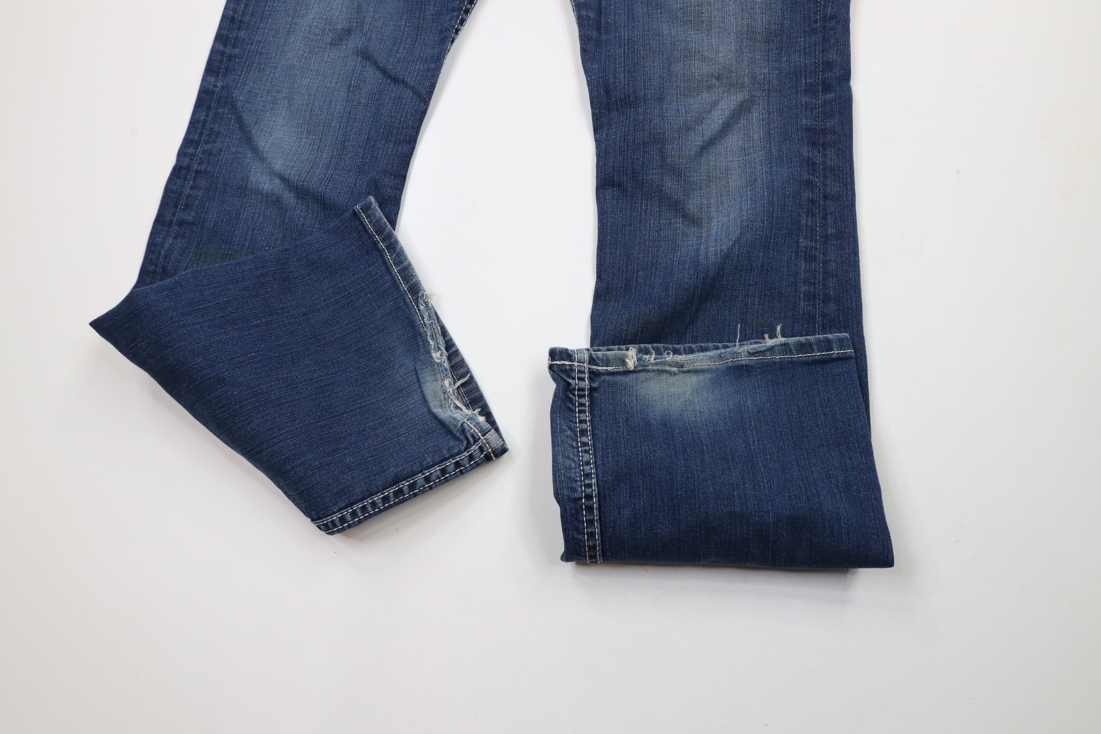 BKE × Vintage Buckle BKE Faded Thick Stitch Stretch Culture Bootcut Jeans Size 32" / US 10 / IT 46 - 7 Thumbnail