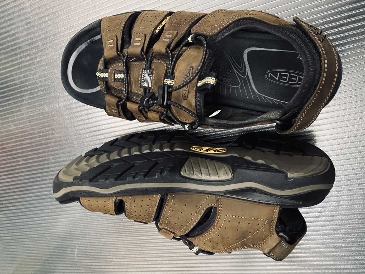 KEEN Keen 🇺🇸 Rialto Brown Leather Waterproof Hiking Sandals 11.5 Size US 11.5 / EU 44-45 - 10 Thumbnail