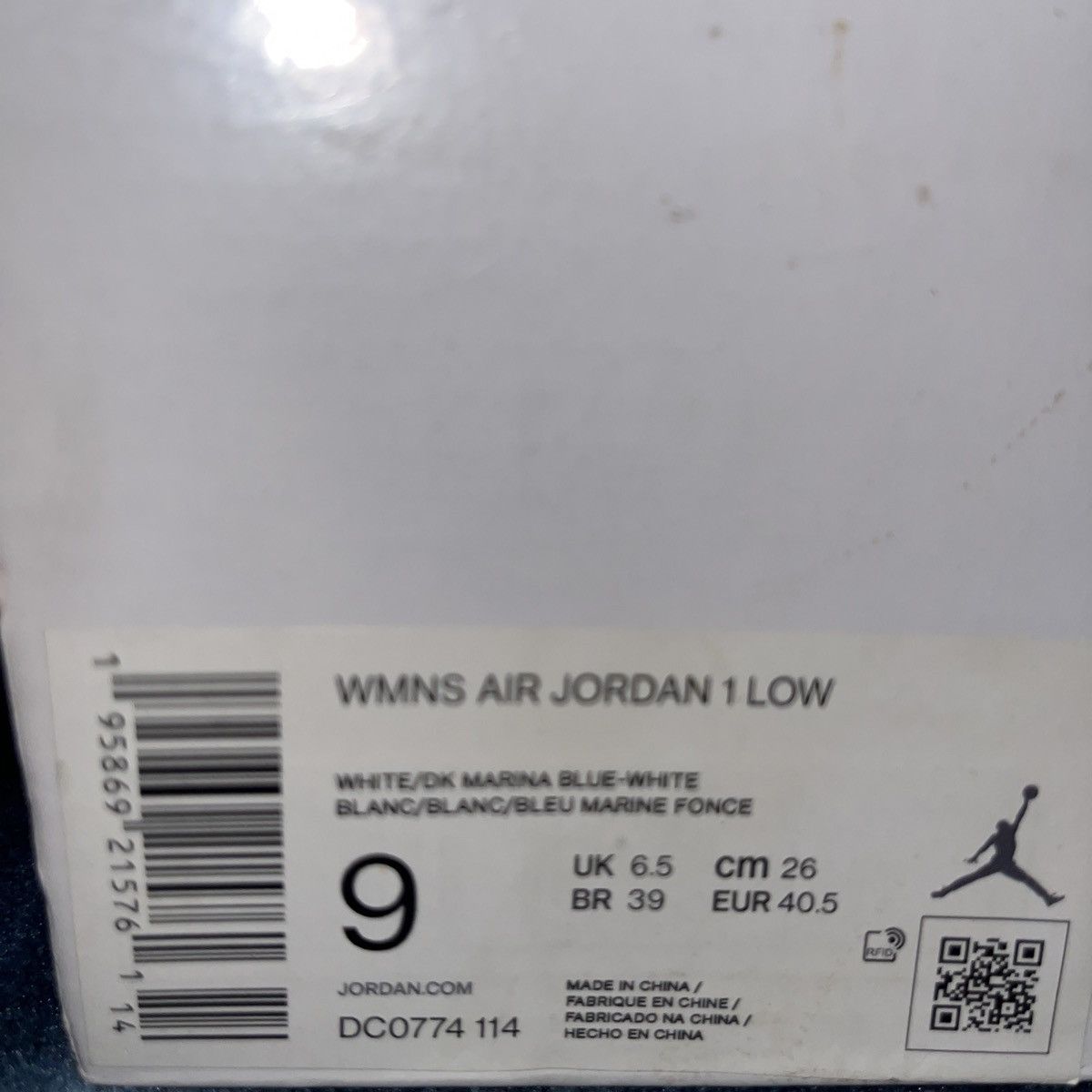 Jordan Brand × Nike Air Jordan 1 Low Marina Blue Size US 9 / IT 39 - 8 Thumbnail