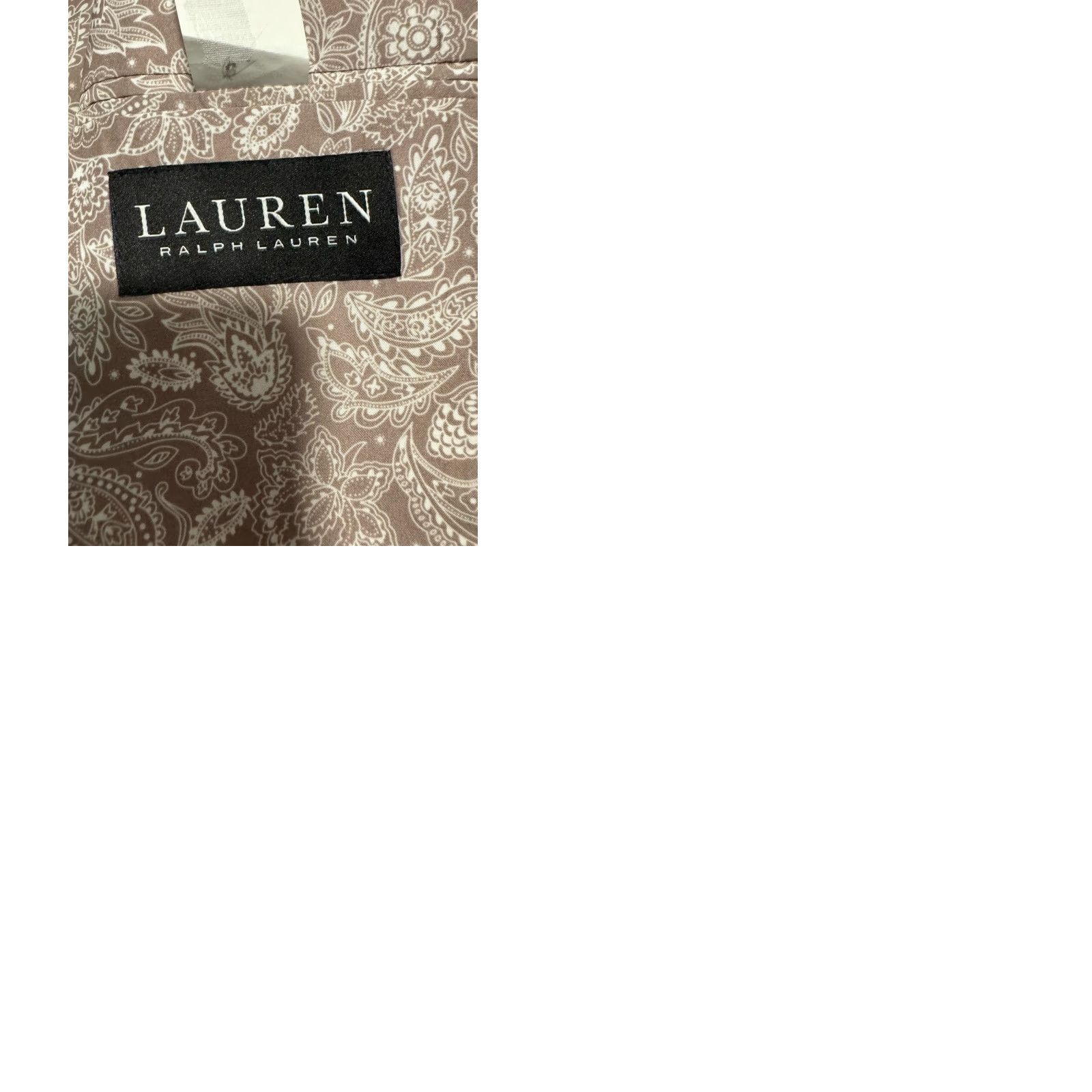 Ralph Lauren LAUREN Ralph Lauren Mens 48R Beige Blazer Linen Single-Breasted 2 Button Jacket Sport Coat Size 48R - 11 Thumbnail