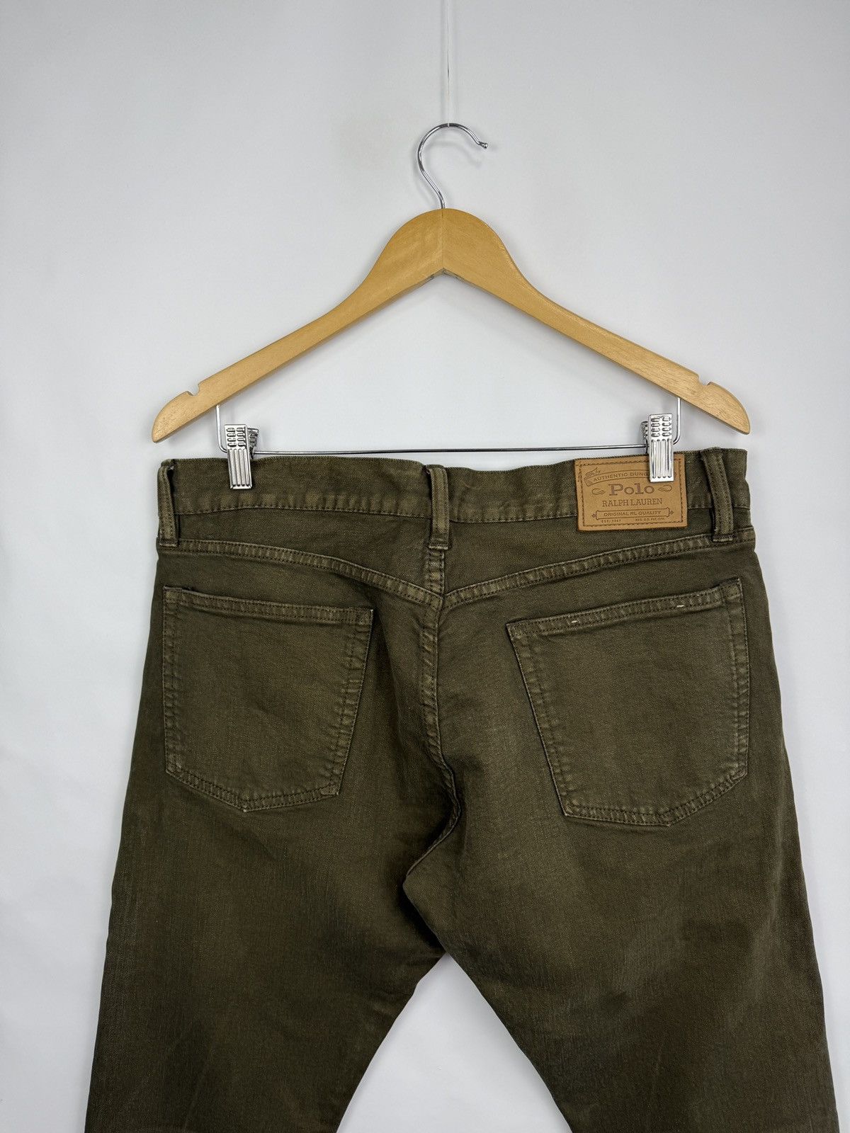 Denim & Supply Ralph Lauren 🇺🇸 Vintage Ralph Lauren Sullivan Slim Jeans Olive USA Style Size US 34 / EU 50 - 12 Thumbnail