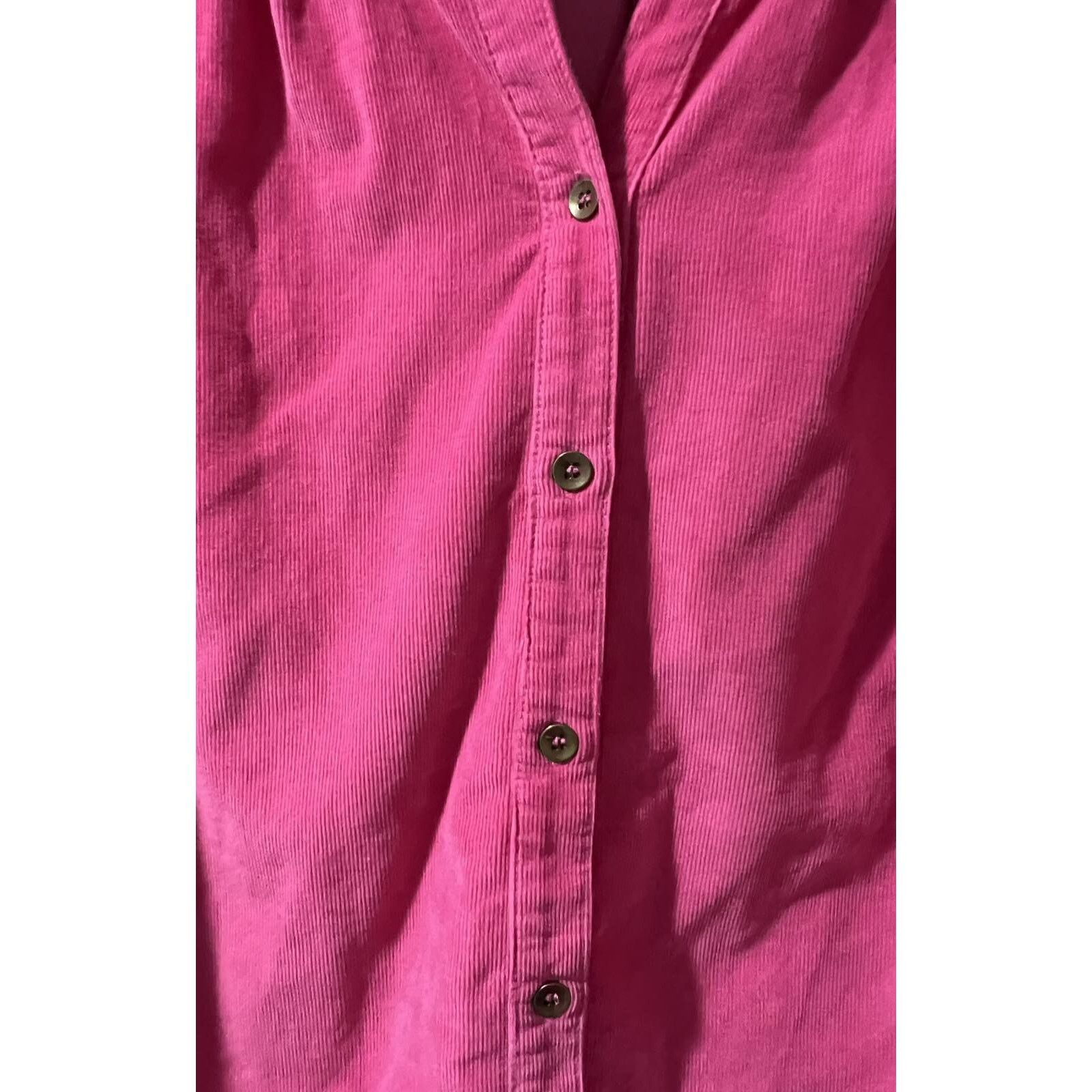 Xirena Xirena Corduroy Emilia Shirt Pink Front Pink M A003082 Size M / US 6-8 / IT 42-44 - 3 Thumbnail