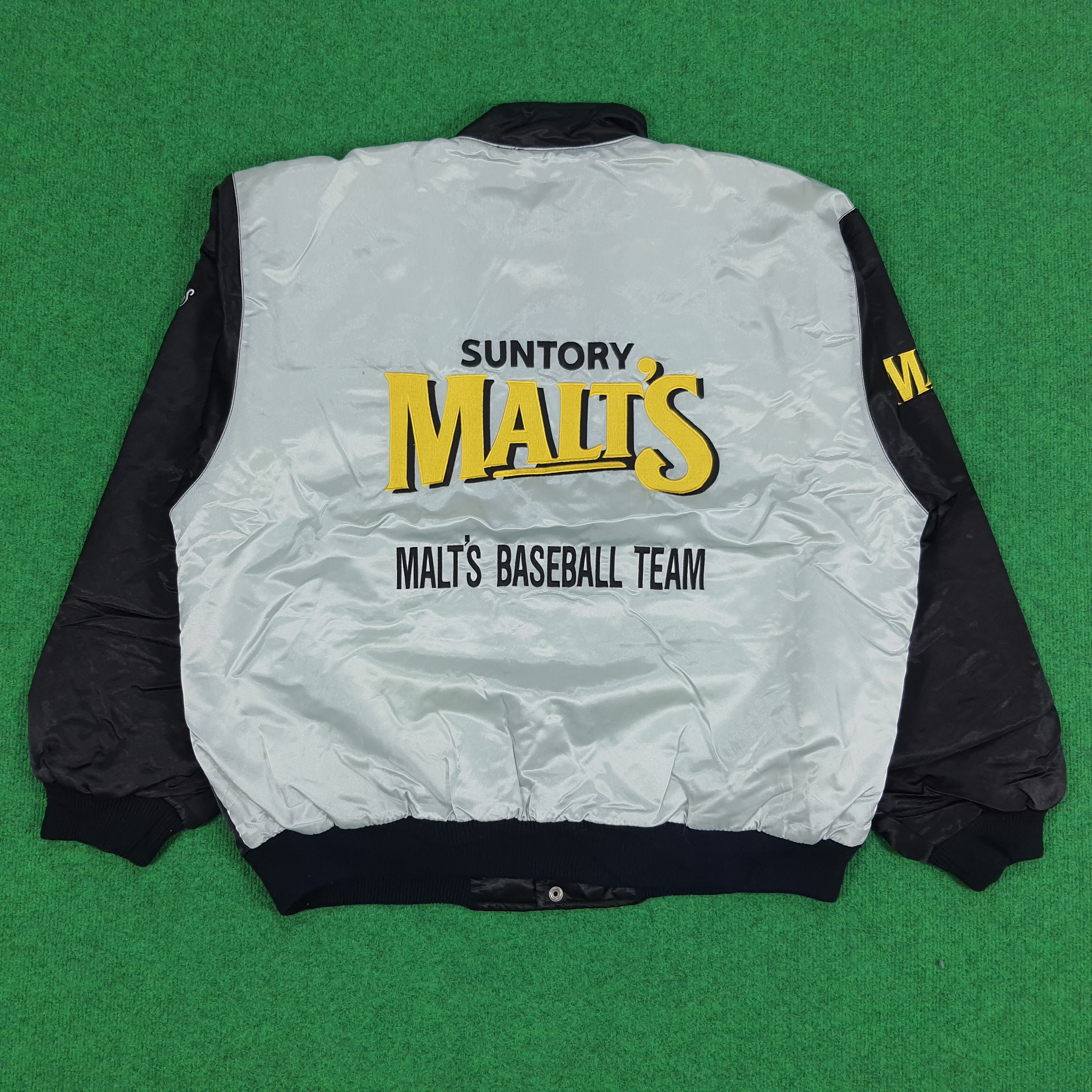 MLB × Vintage Vintage MLB Suntory Malt's Baseball Team Bomber Jacket Size US XXL / EU 58 / 5 - 1 Thumbnail